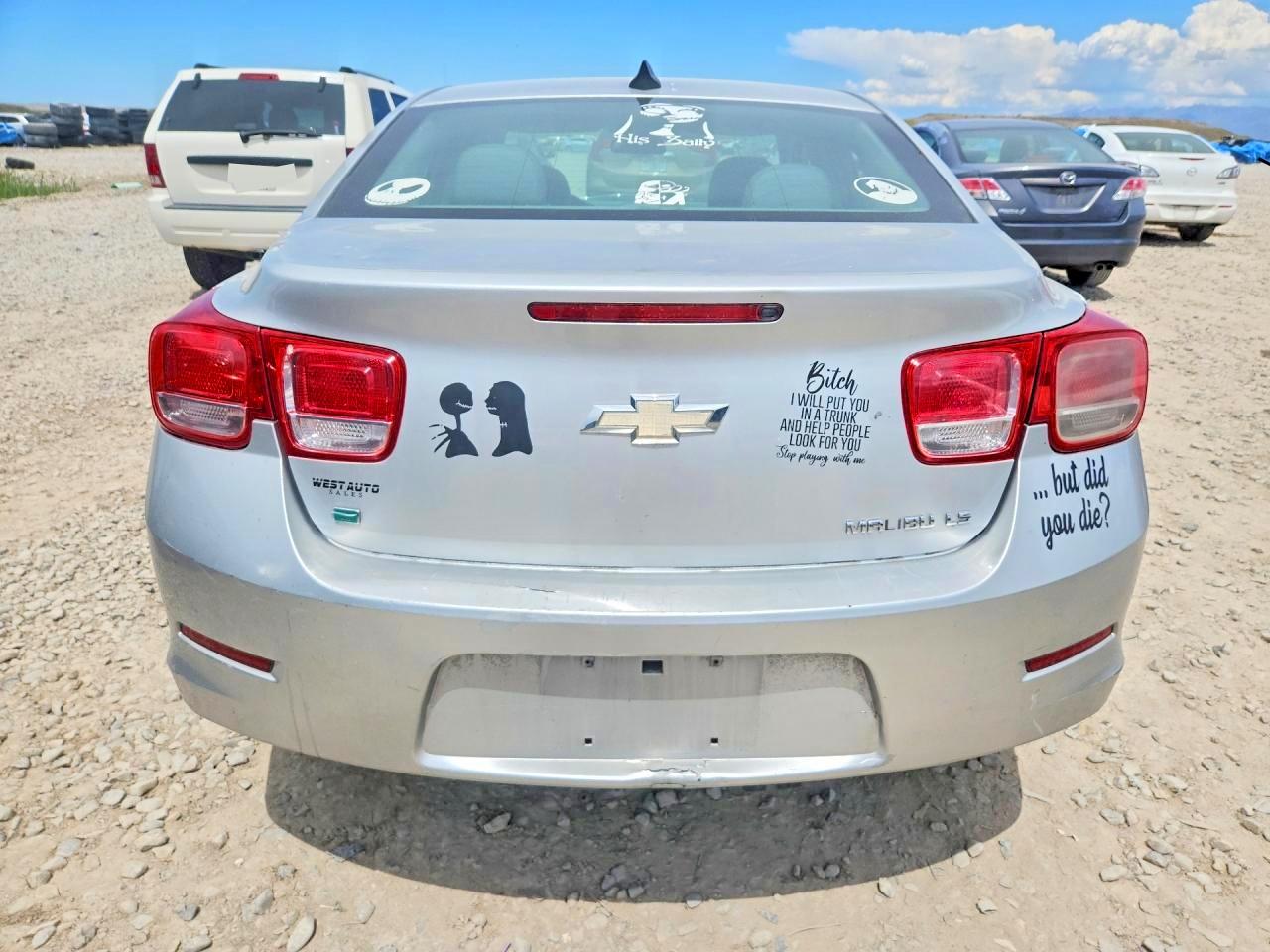 2015 Chevrolet Malibu Ls Silver vin: 1G11B5SL1FU120029