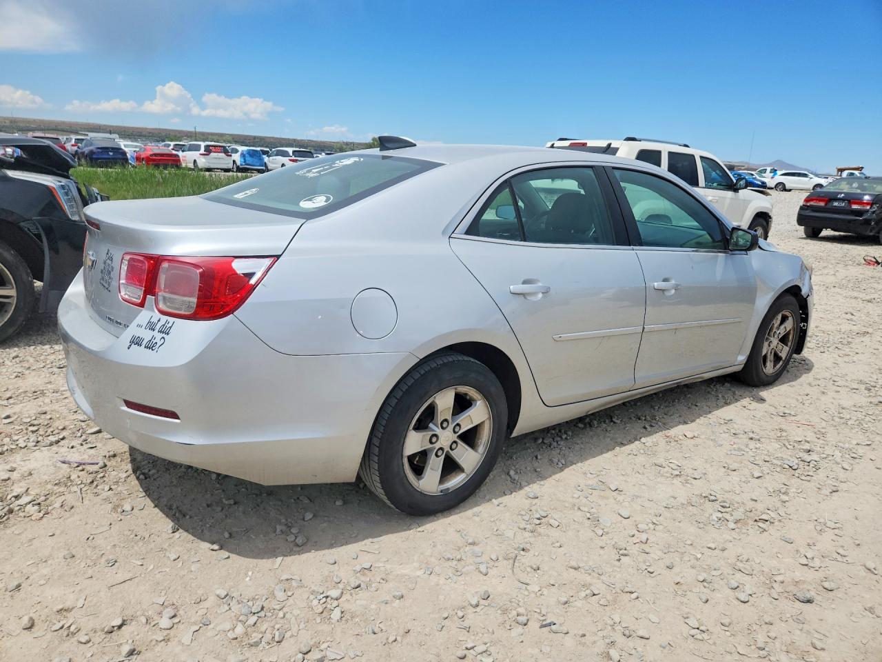 2015 Chevrolet Malibu Ls Silver vin: 1G11B5SL1FU120029