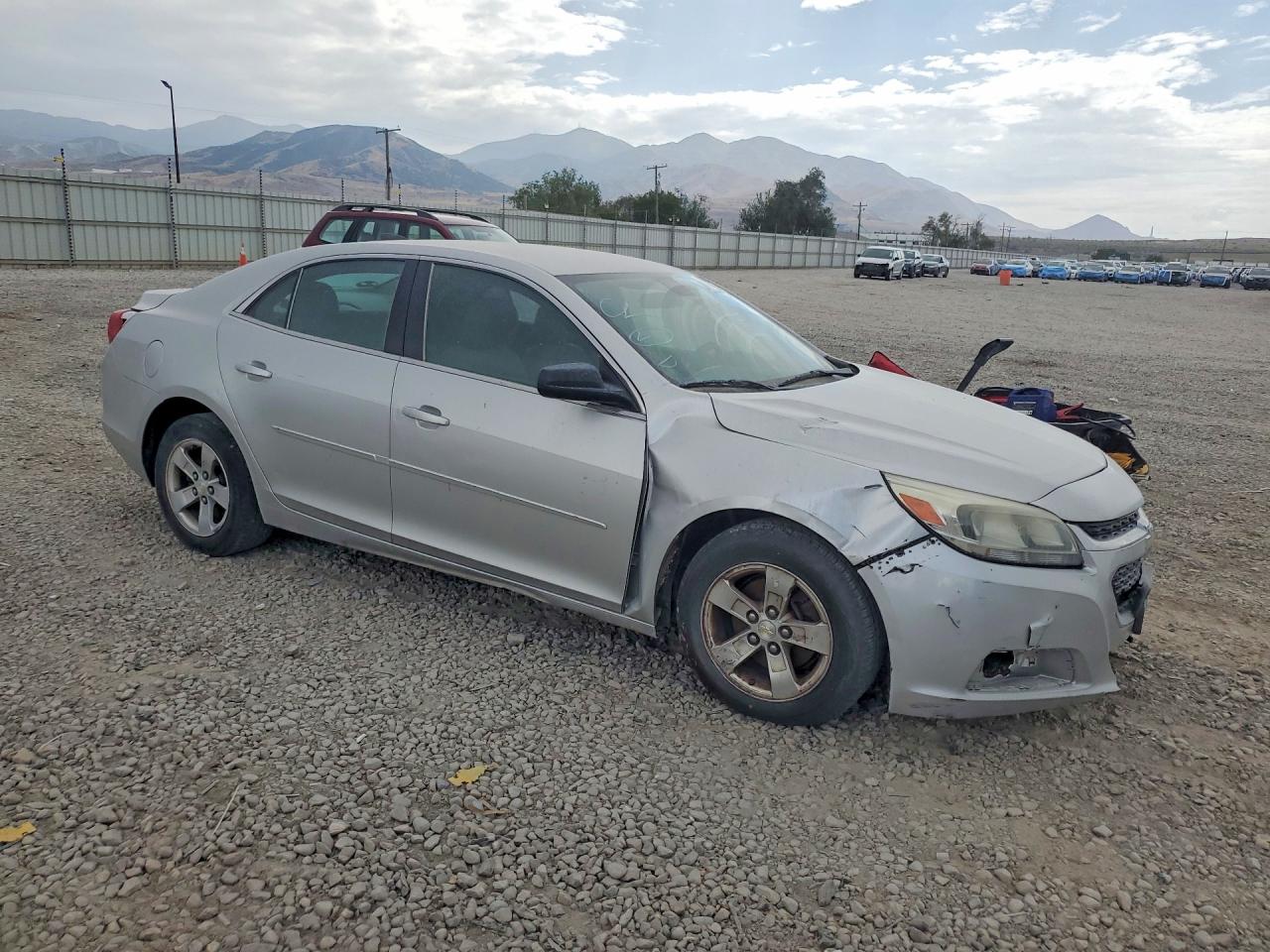 2015 Chevrolet Malibu Ls Gray vin: 1G11B5SL1FU120029