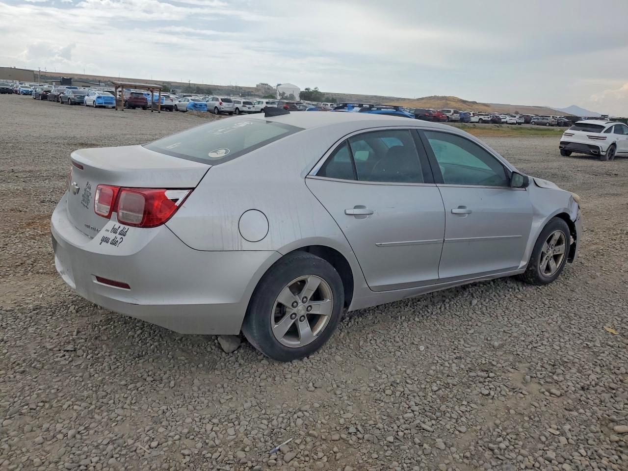 2015 Chevrolet Malibu Ls Gray vin: 1G11B5SL1FU120029