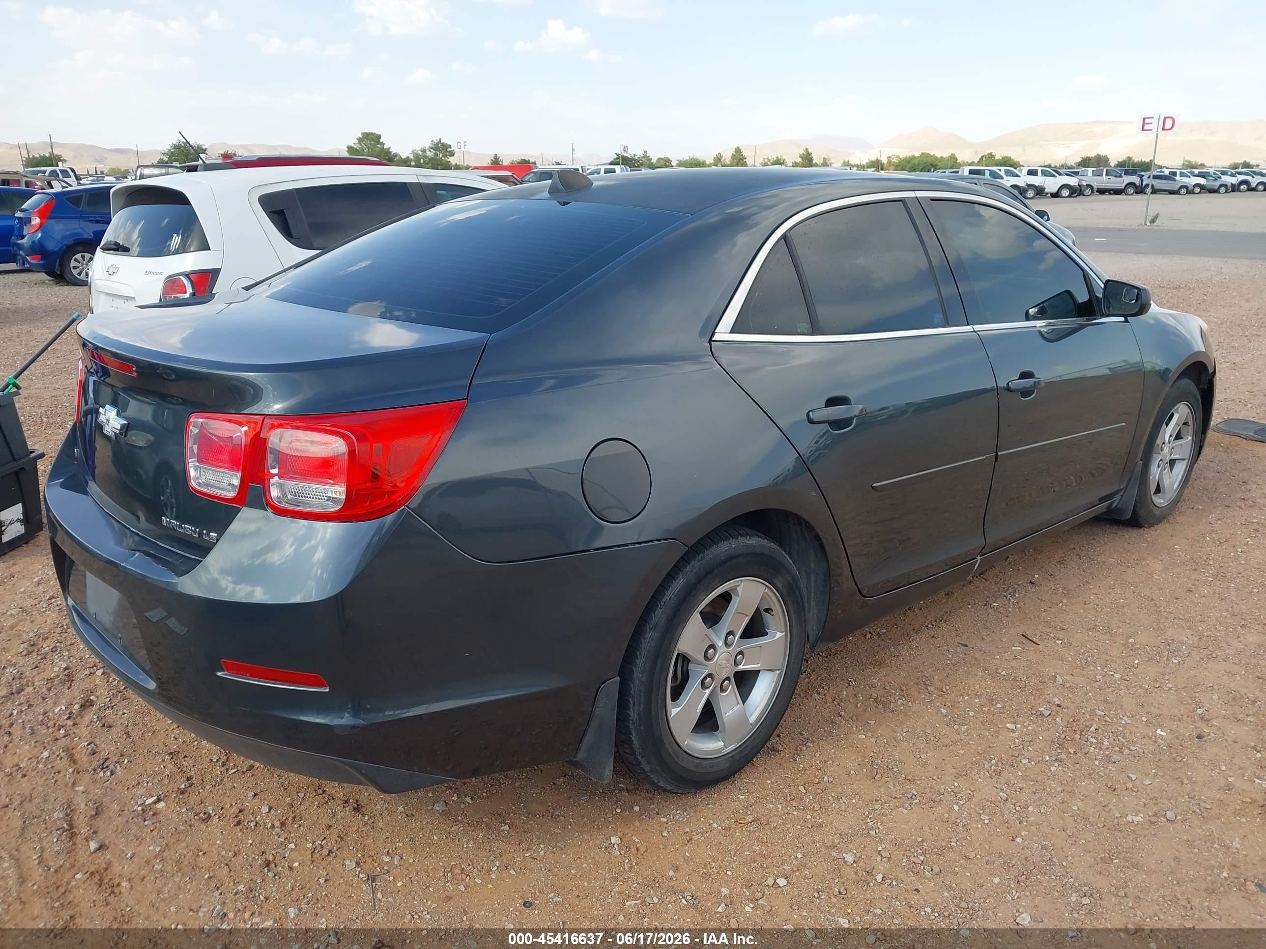 2014 Chevrolet Malibu 1ls Gray vin: 1G11B5SL2EF199309