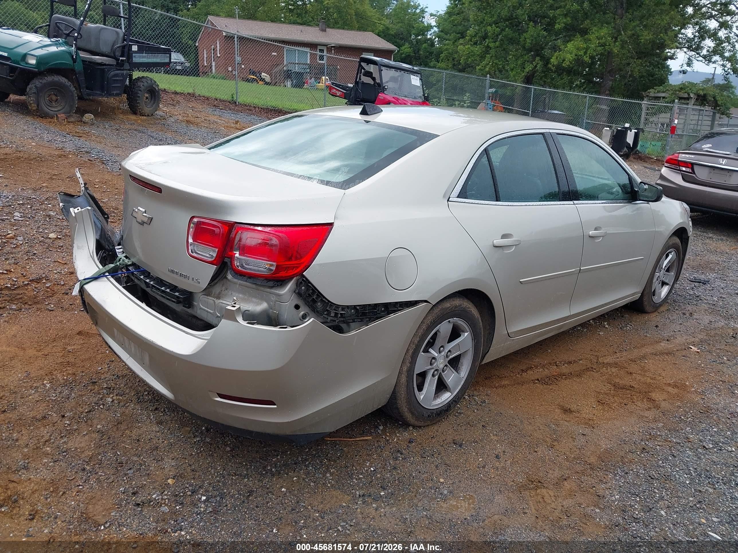 2014 Chevrolet Malibu 1ls Gold vin: 1G11B5SL2EF248394