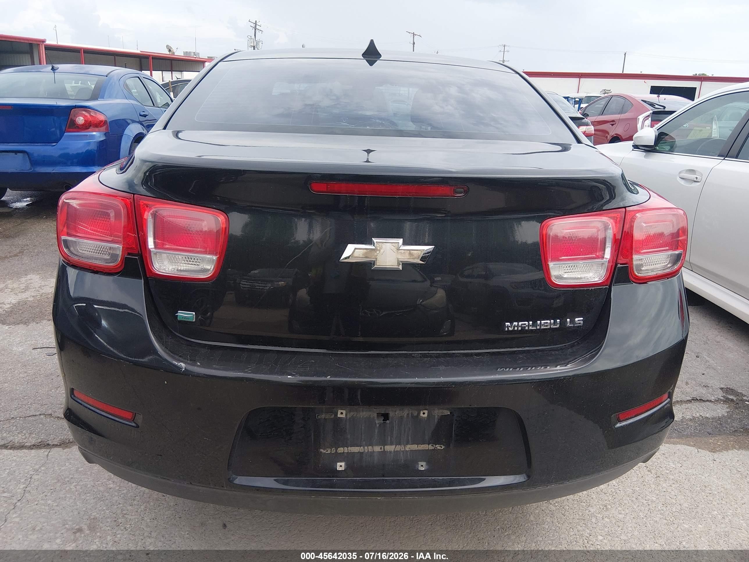 2014 Chevrolet Malibu 1ls Black vin: 1G11B5SL2EF265244
