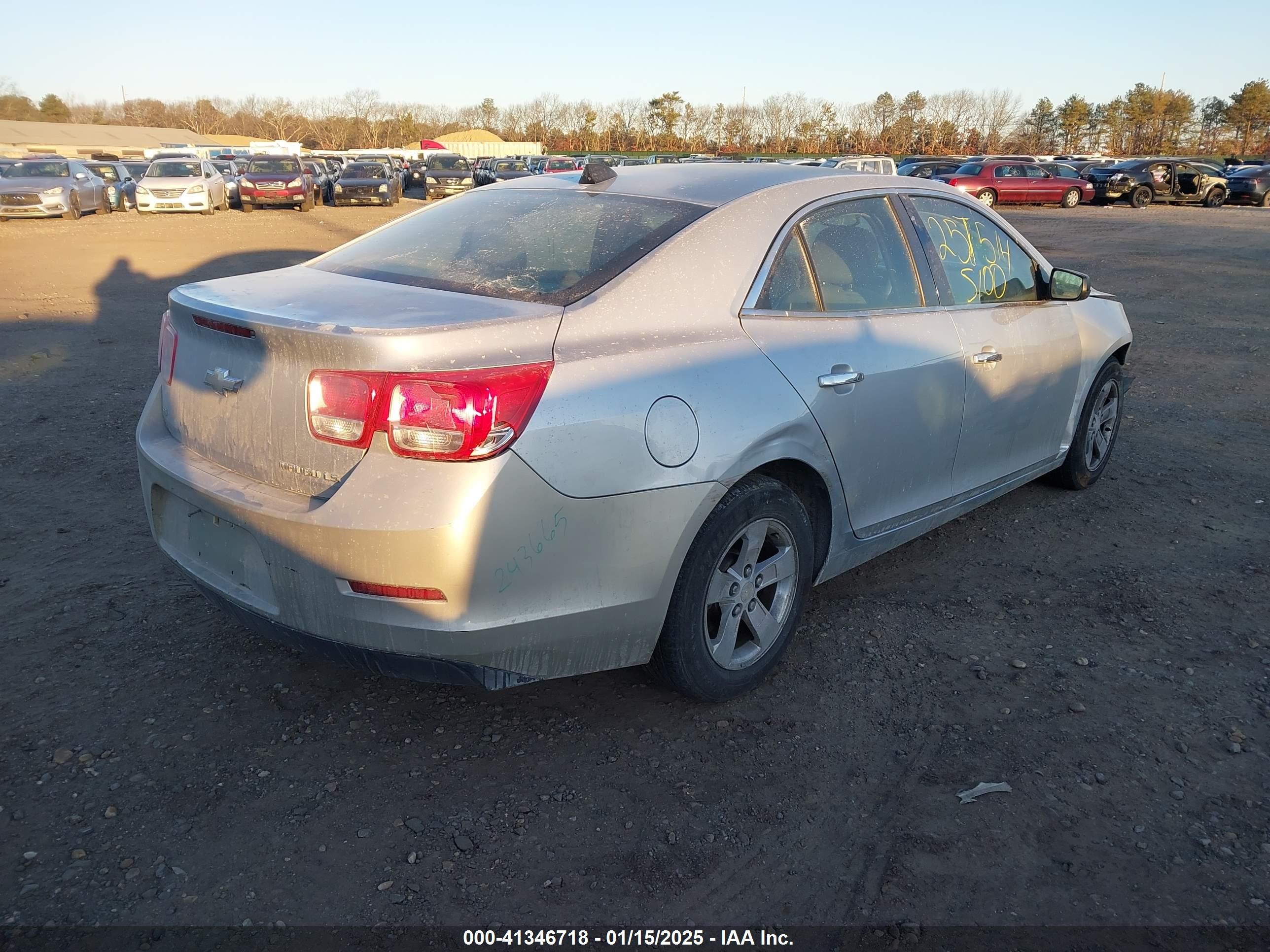 2014 Chevrolet Malibu 1ls Silver vin: 1G11B5SL2EF276051