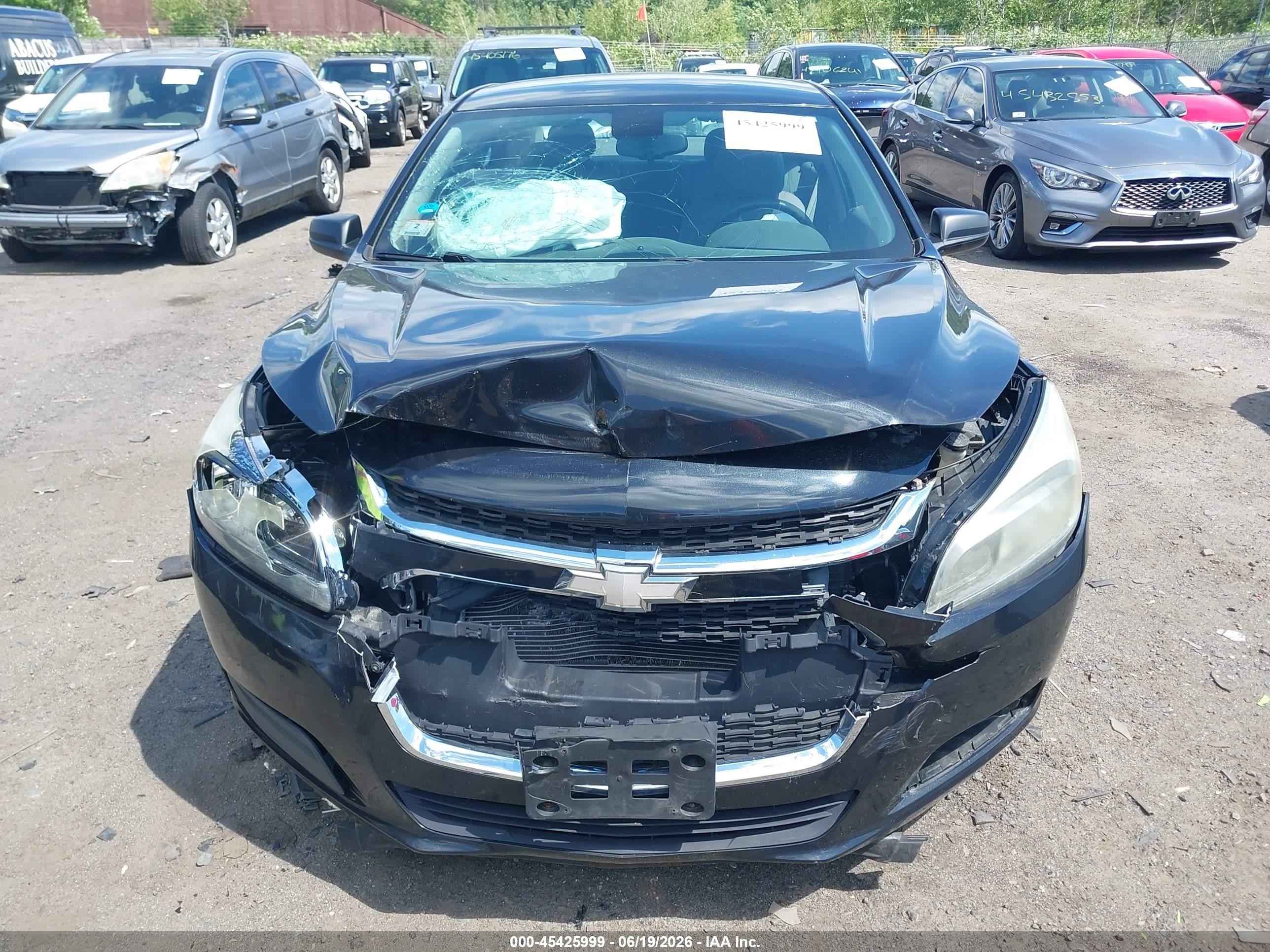 2015 Chevrolet Malibu Ls Gray vin: 1G11B5SL2FF182429
