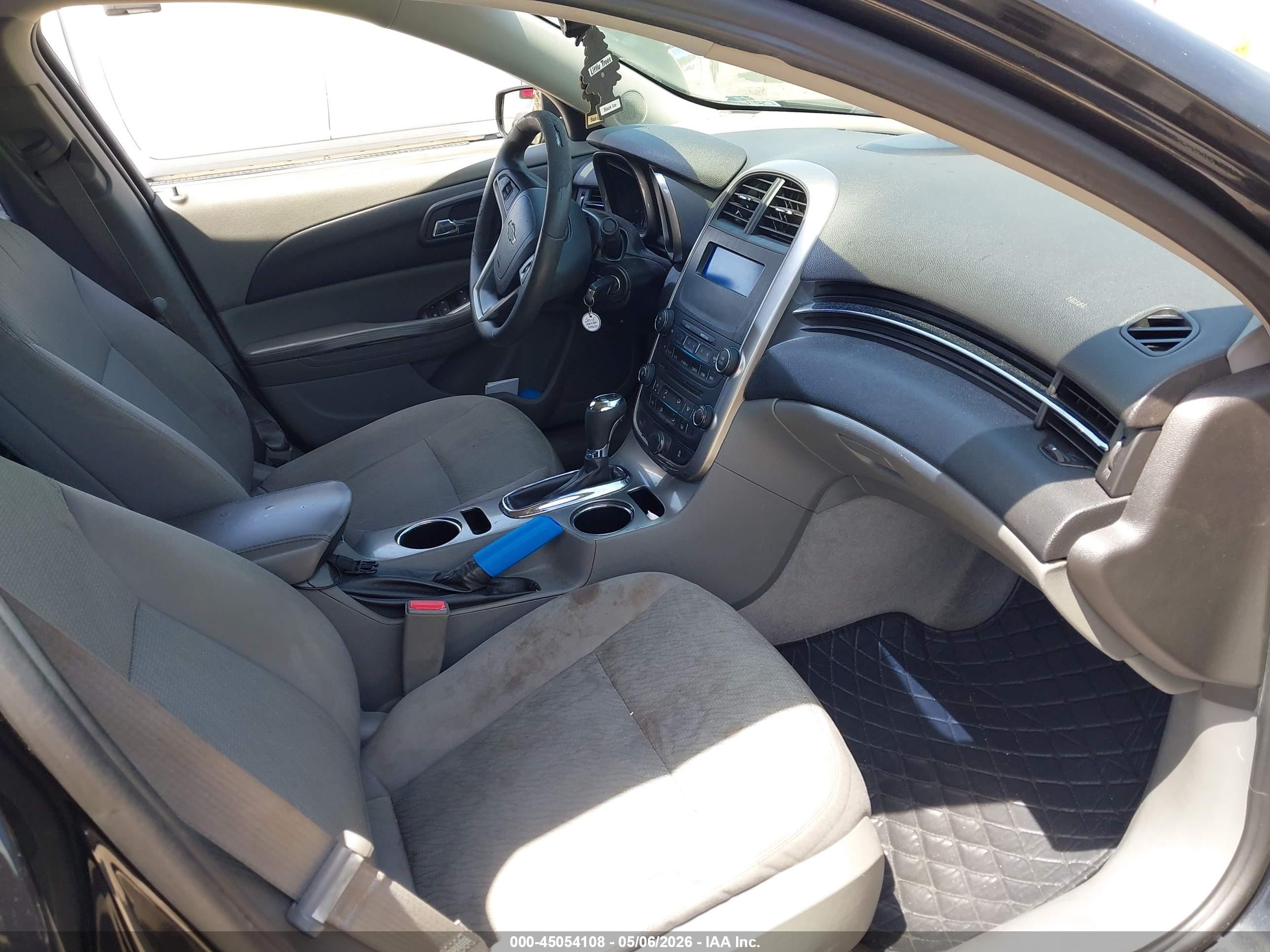 2015 Chevrolet Malibu Ls Black vin: 1G11B5SL2FF327677