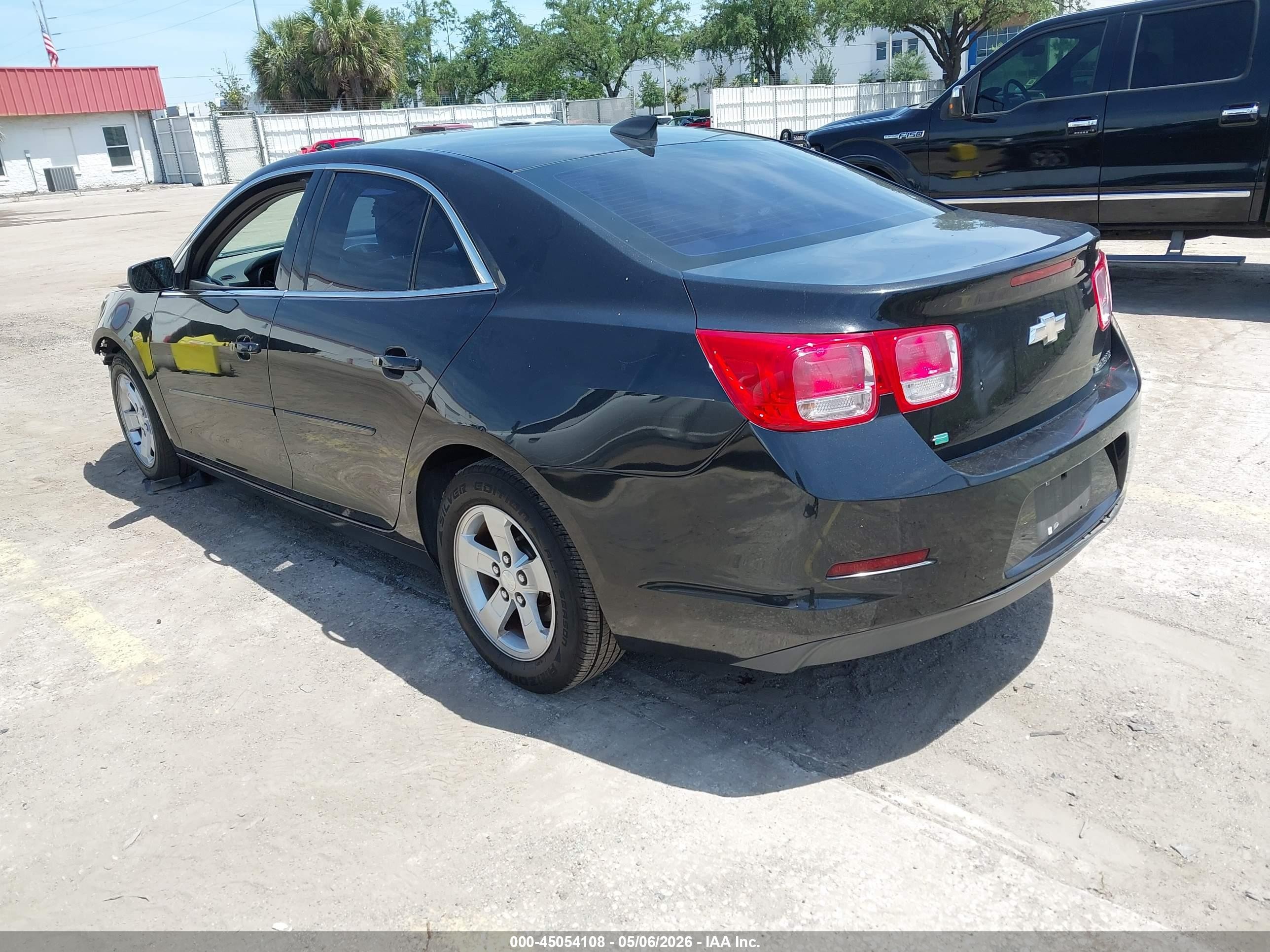 2015 Chevrolet Malibu Ls Black vin: 1G11B5SL2FF327677