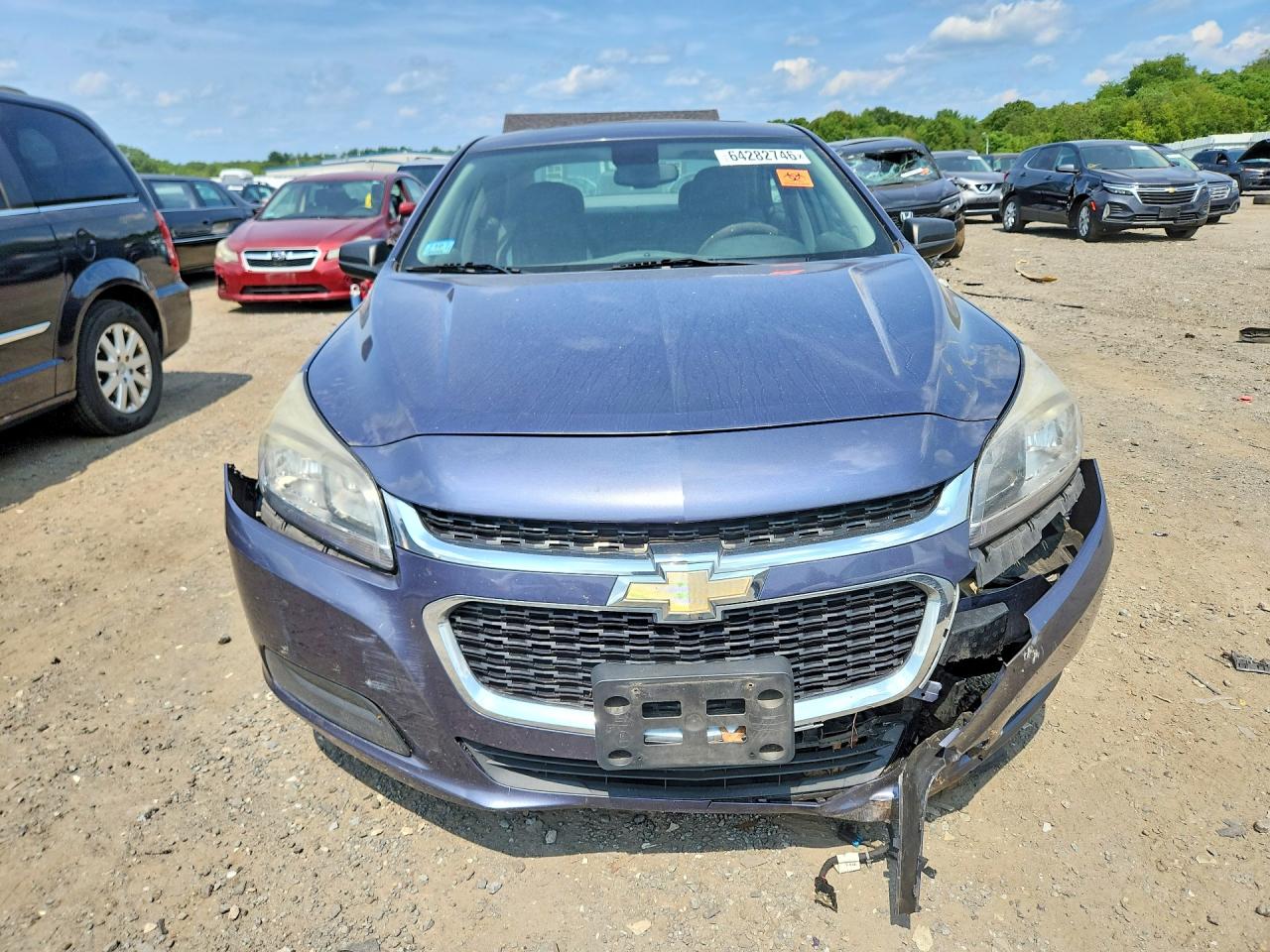 2015 Chevrolet Malibu Ls Blue vin: 1G11B5SL2FF332880