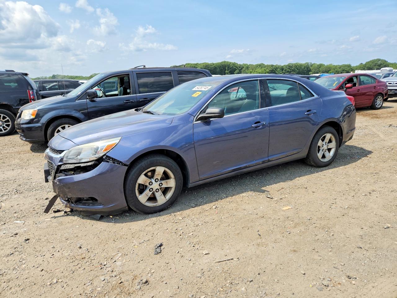 2015 Chevrolet Malibu Ls Blue vin: 1G11B5SL2FF332880