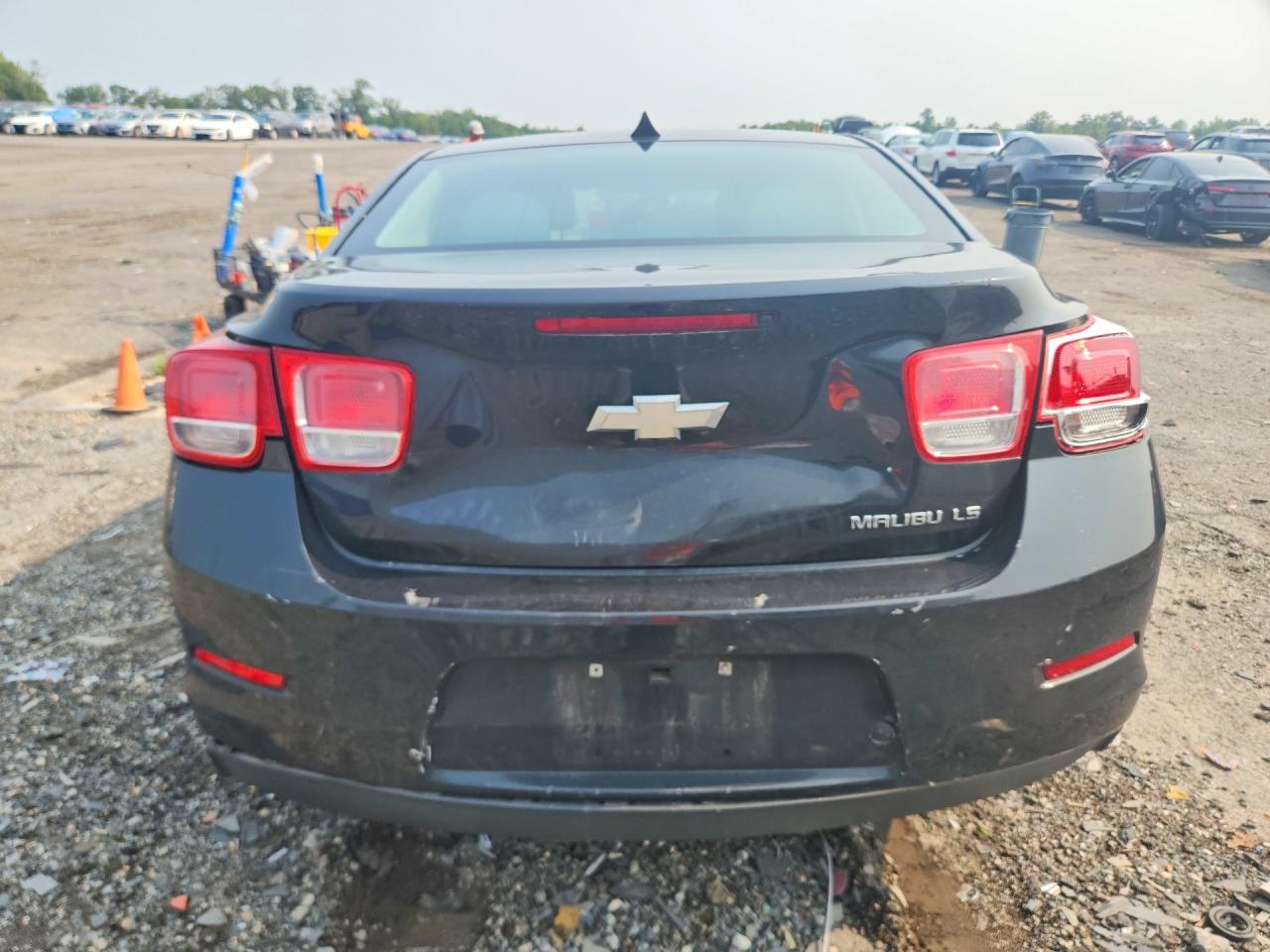 2014 Chevrolet Malibu Ls Black vin: 1G11B5SL3EF116017