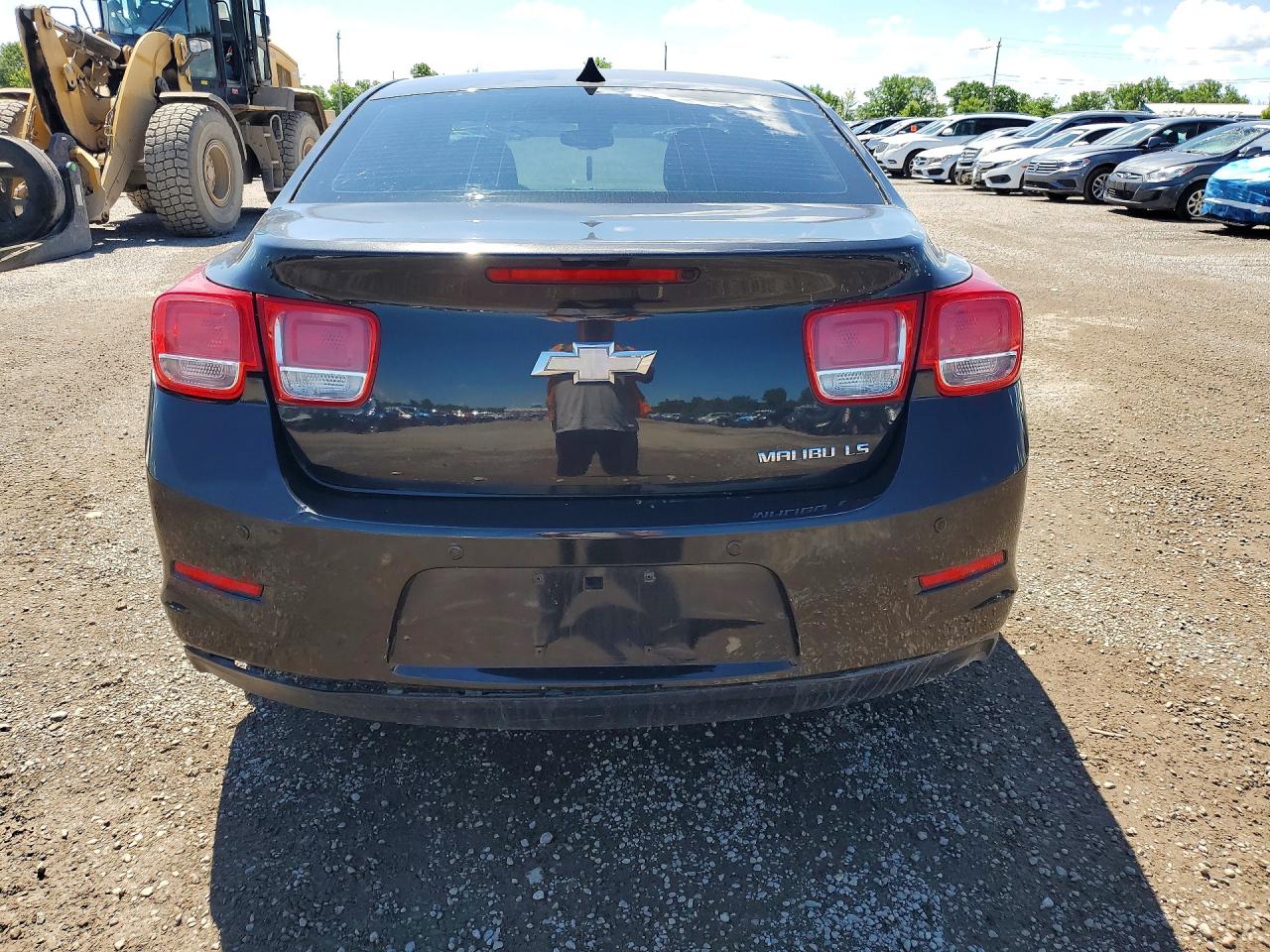 2014 Chevrolet Malibu Ls Black vin: 1G11B5SL3EF153858