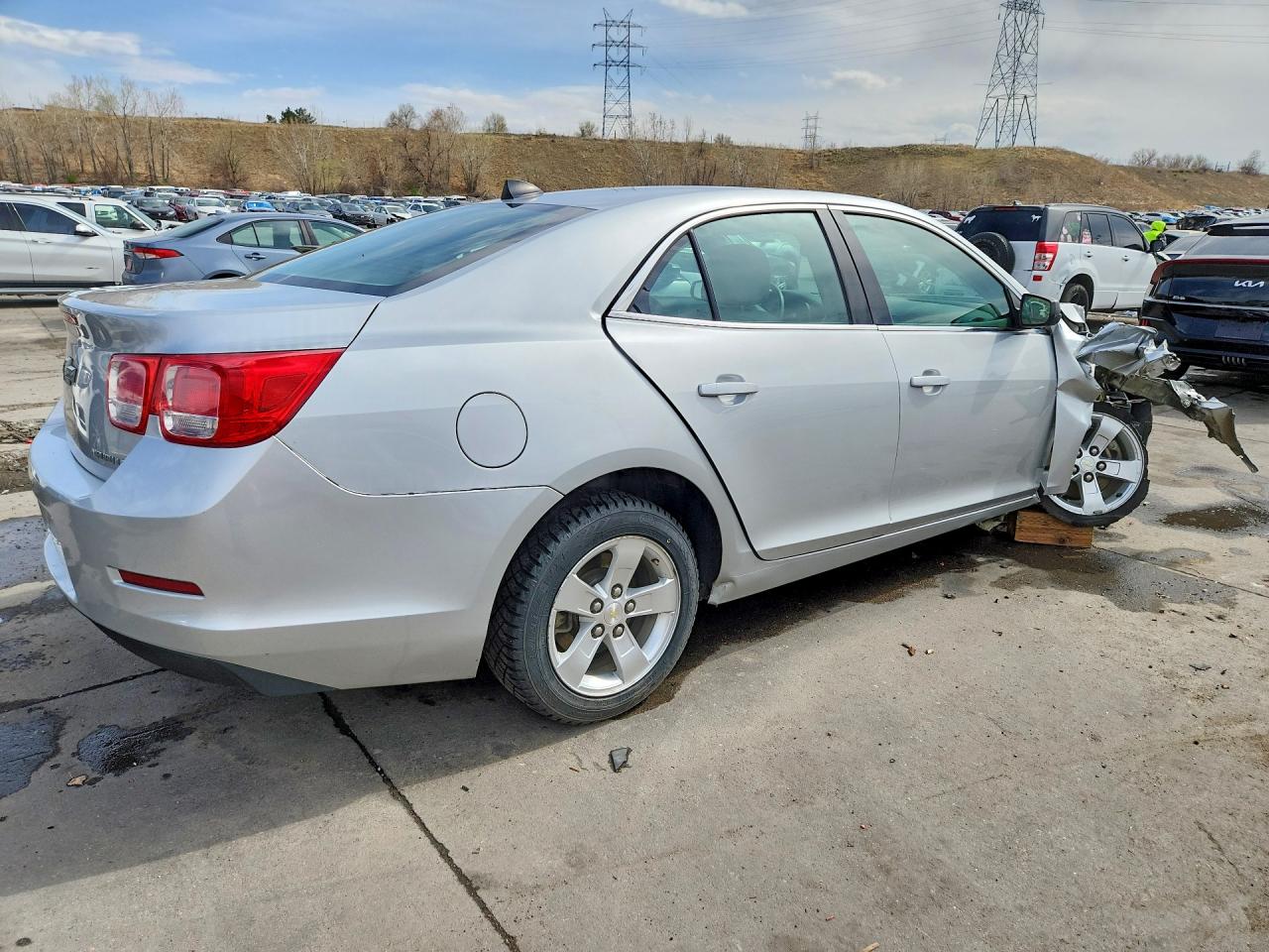 2014 Chevrolet Malibu Ls Silver vin: 1G11B5SL3EF173348