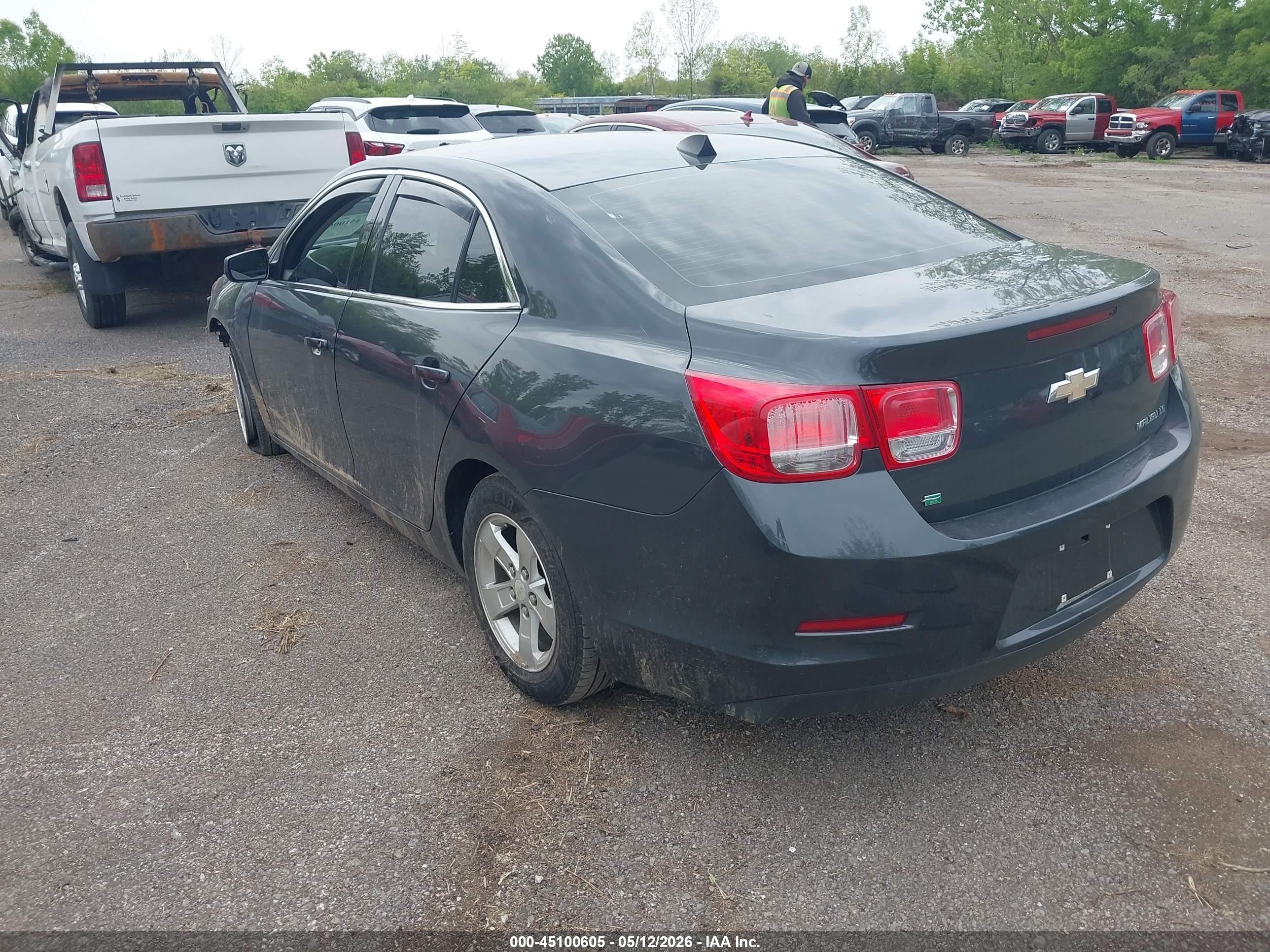 2014 Chevrolet Malibu 1ls Gray vin: 1G11B5SL3EF201388