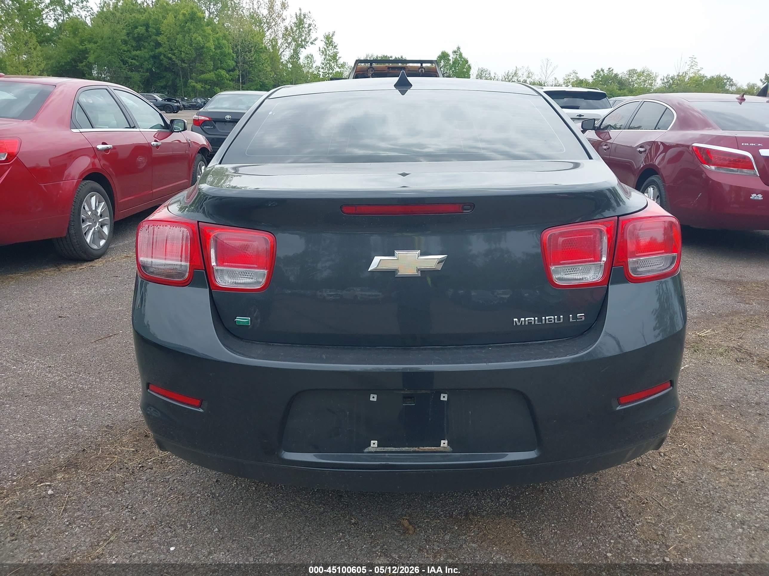 2014 Chevrolet Malibu 1ls Gray vin: 1G11B5SL3EF201388