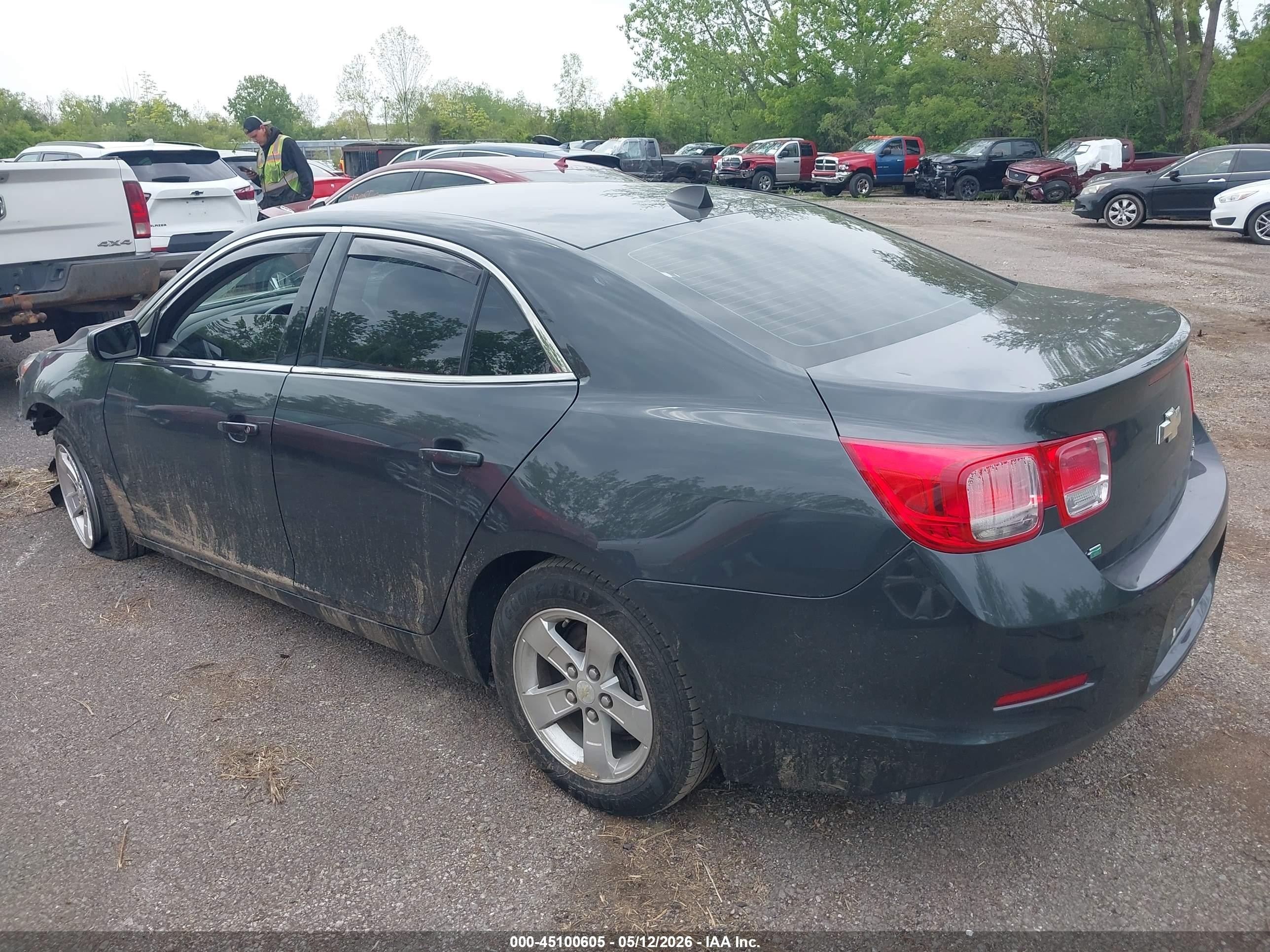2014 Chevrolet Malibu 1ls Gray vin: 1G11B5SL3EF201388