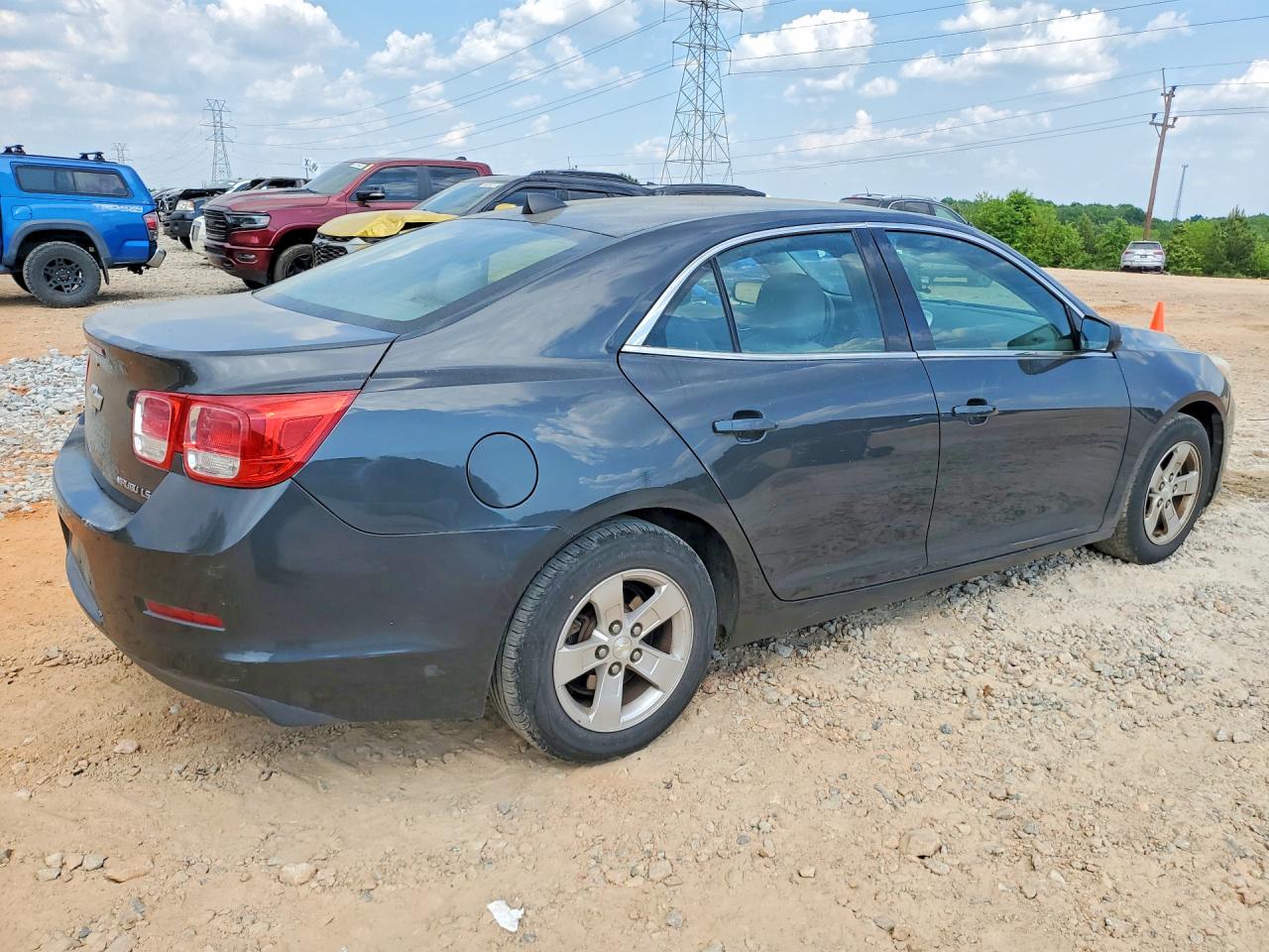 2014 Chevrolet Malibu Ls Charcoal vin: 1G11B5SL3EF250249