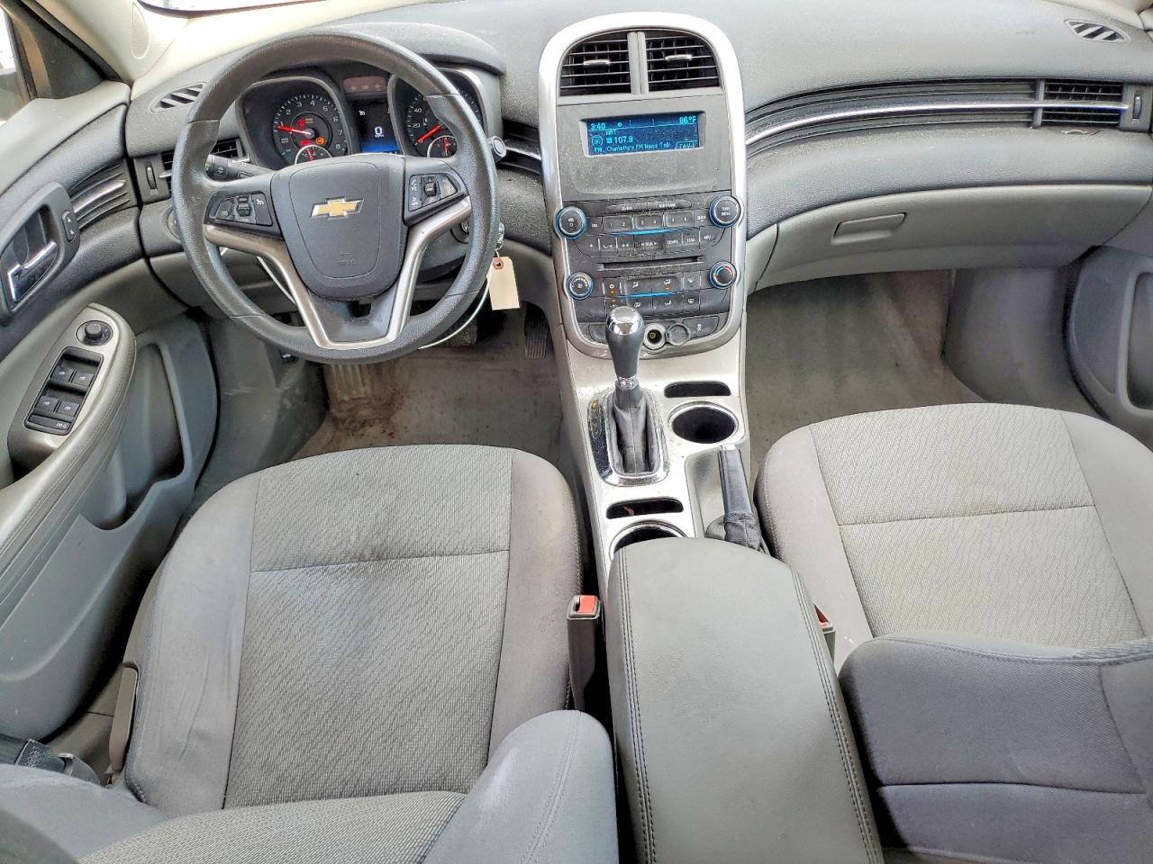 2014 Chevrolet Malibu Ls Charcoal vin: 1G11B5SL3EF250249