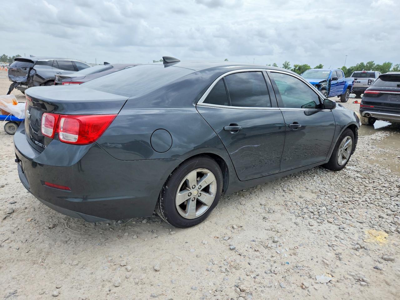 2015 Chevrolet Malibu Ls Gray vin: 1G11B5SL3FF107464