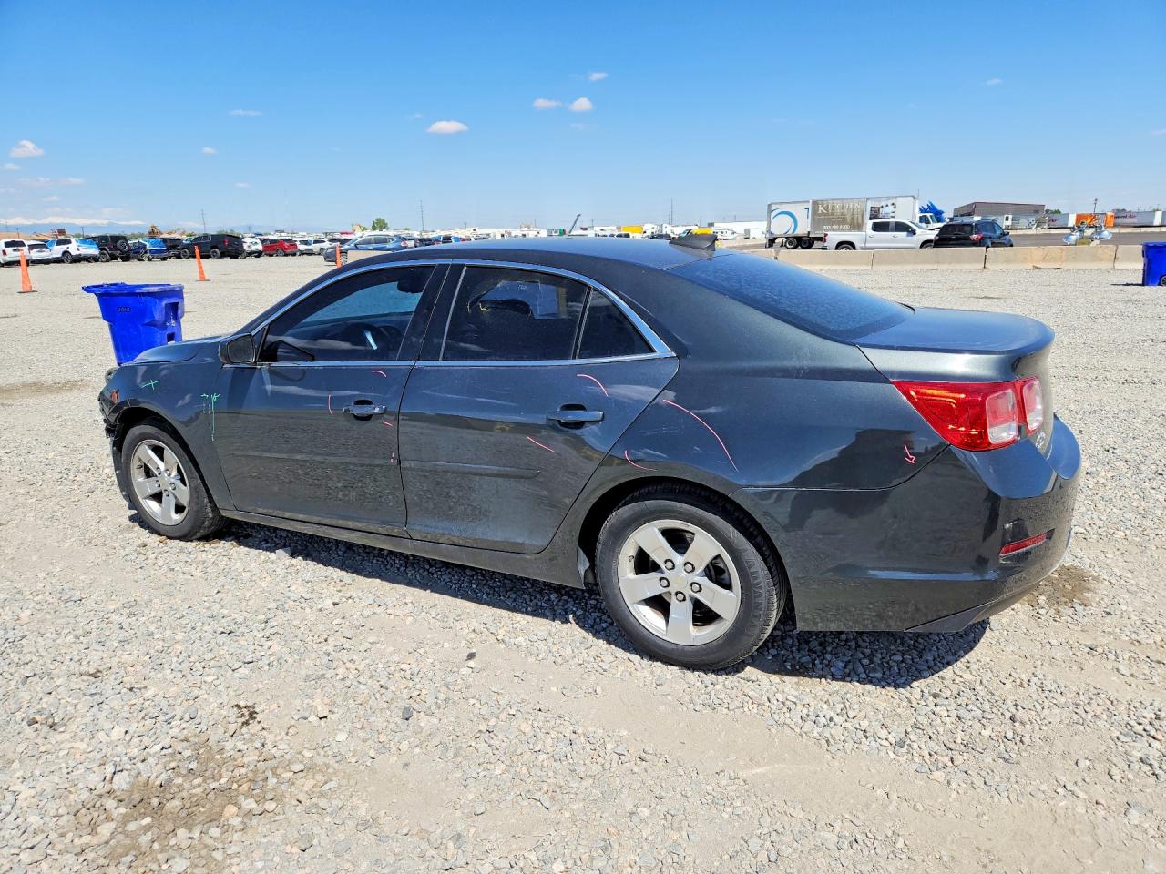 2015 Chevrolet Malibu Ls Gray vin: 1G11B5SL3FF155630