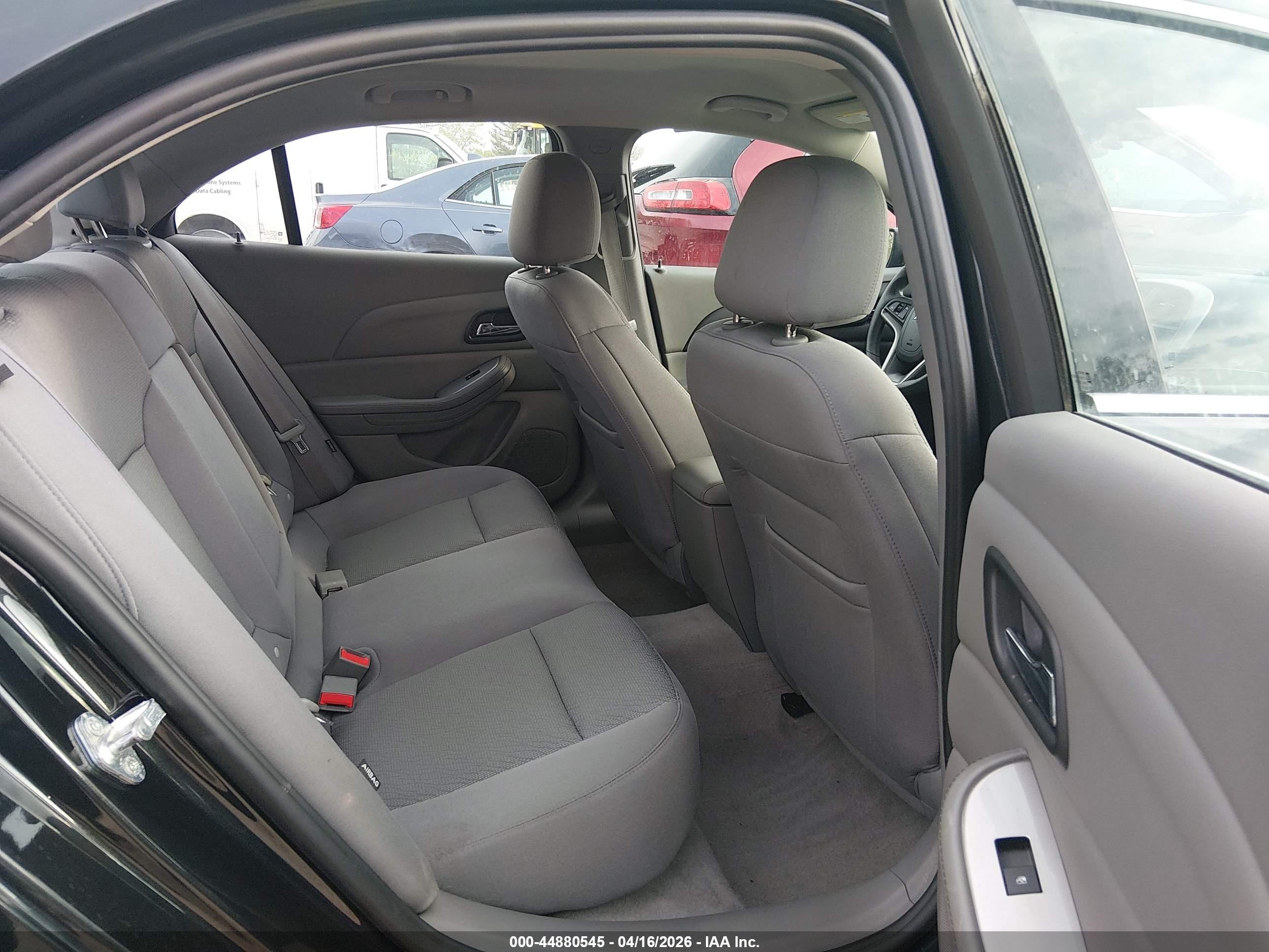 2015 Chevrolet Malibu Ls Black vin: 1G11B5SL3FF198817
