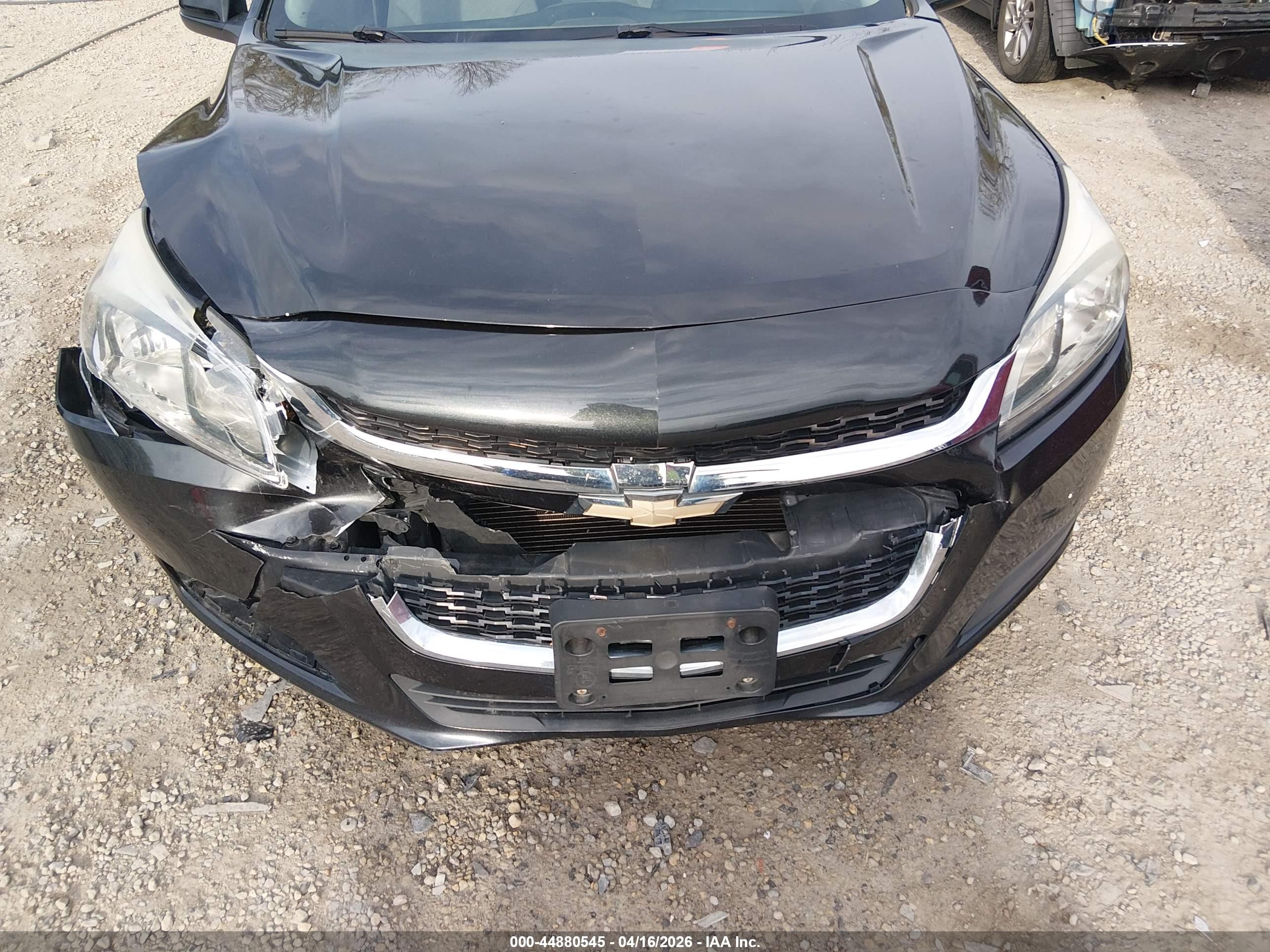 2015 Chevrolet Malibu Ls Black vin: 1G11B5SL3FF198817