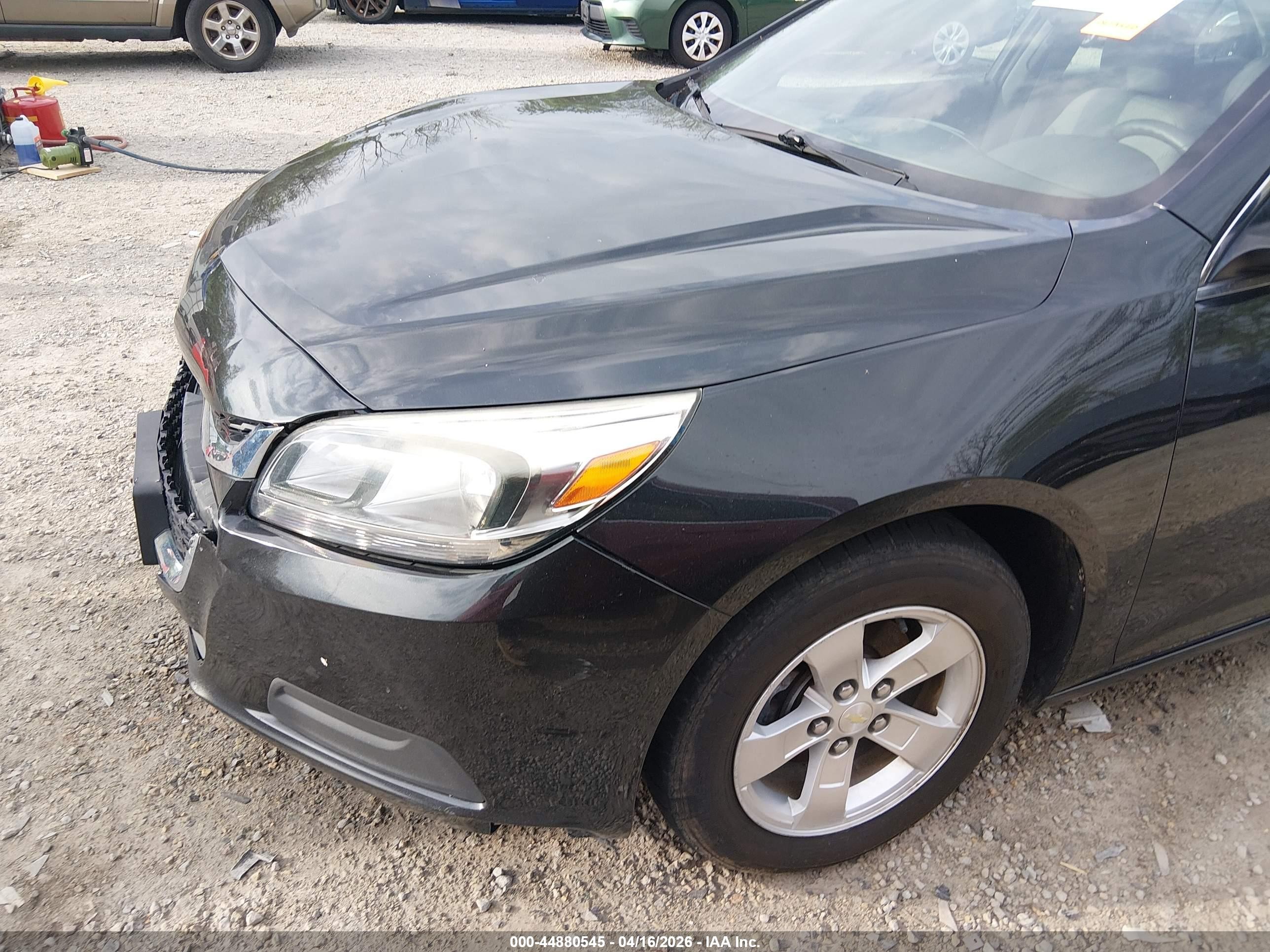 2015 Chevrolet Malibu Ls Black vin: 1G11B5SL3FF198817