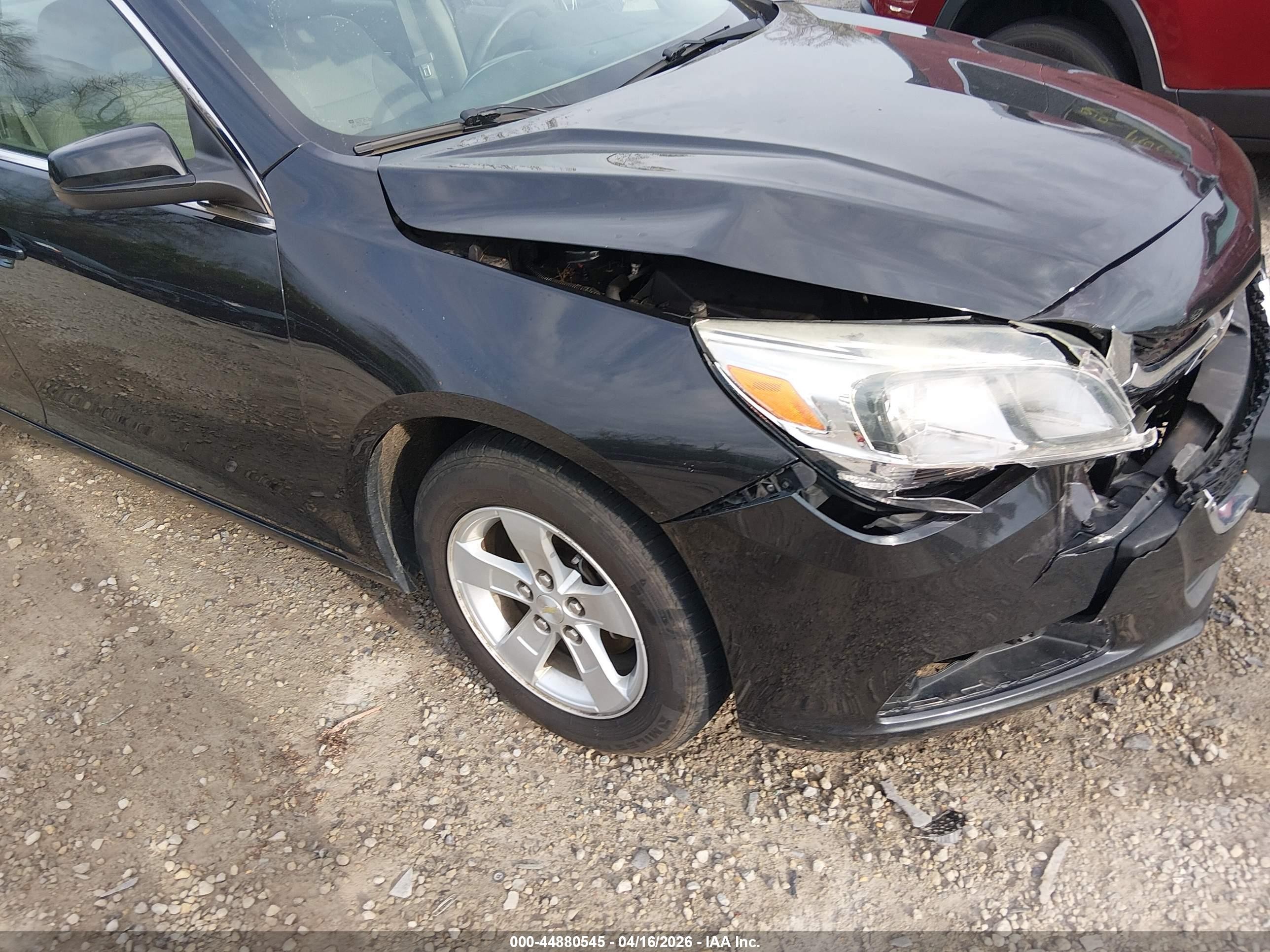2015 Chevrolet Malibu Ls Black vin: 1G11B5SL3FF198817