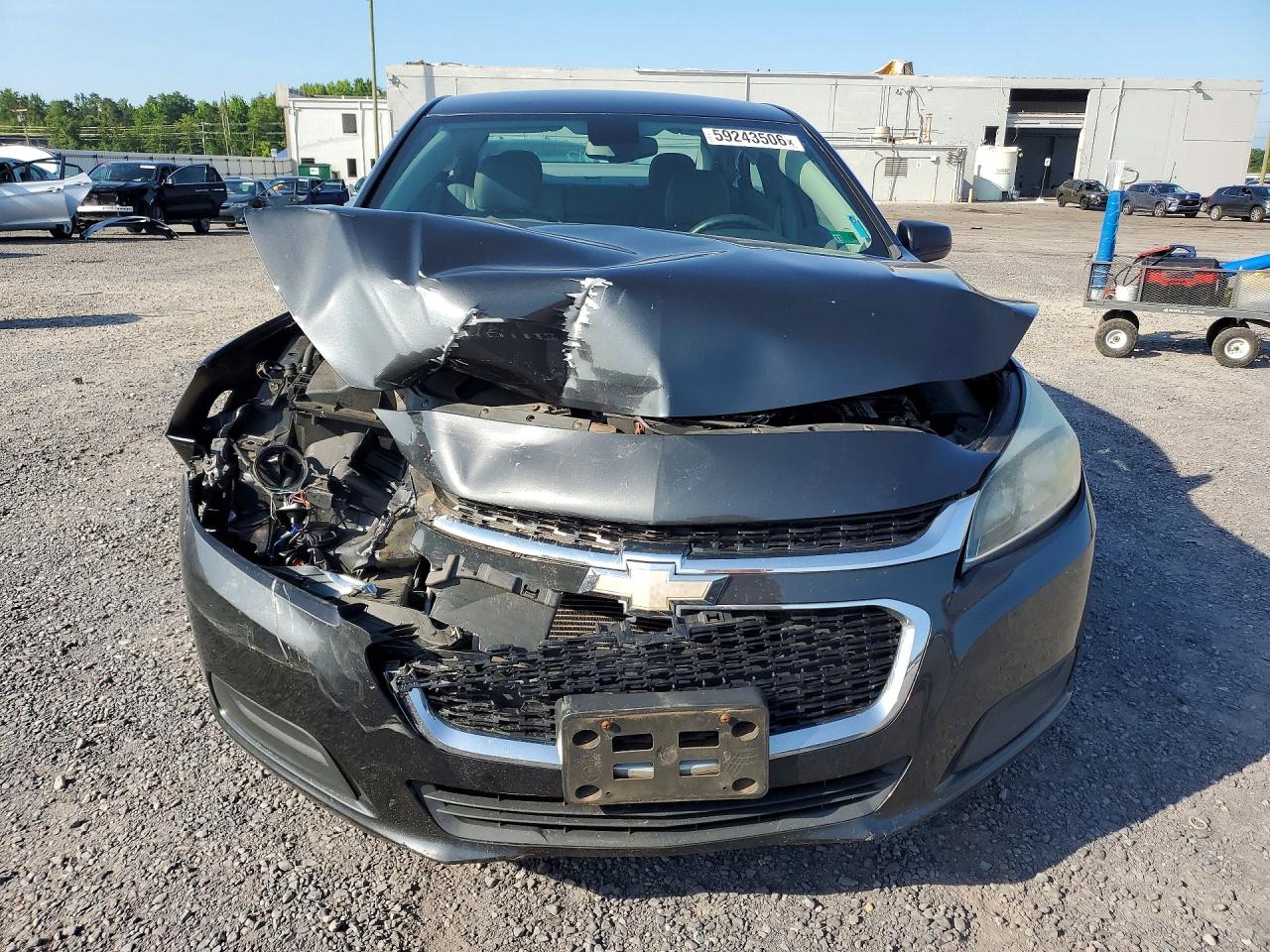 2015 Chevrolet Malibu Ls Gray vin: 1G11B5SL3FF201344