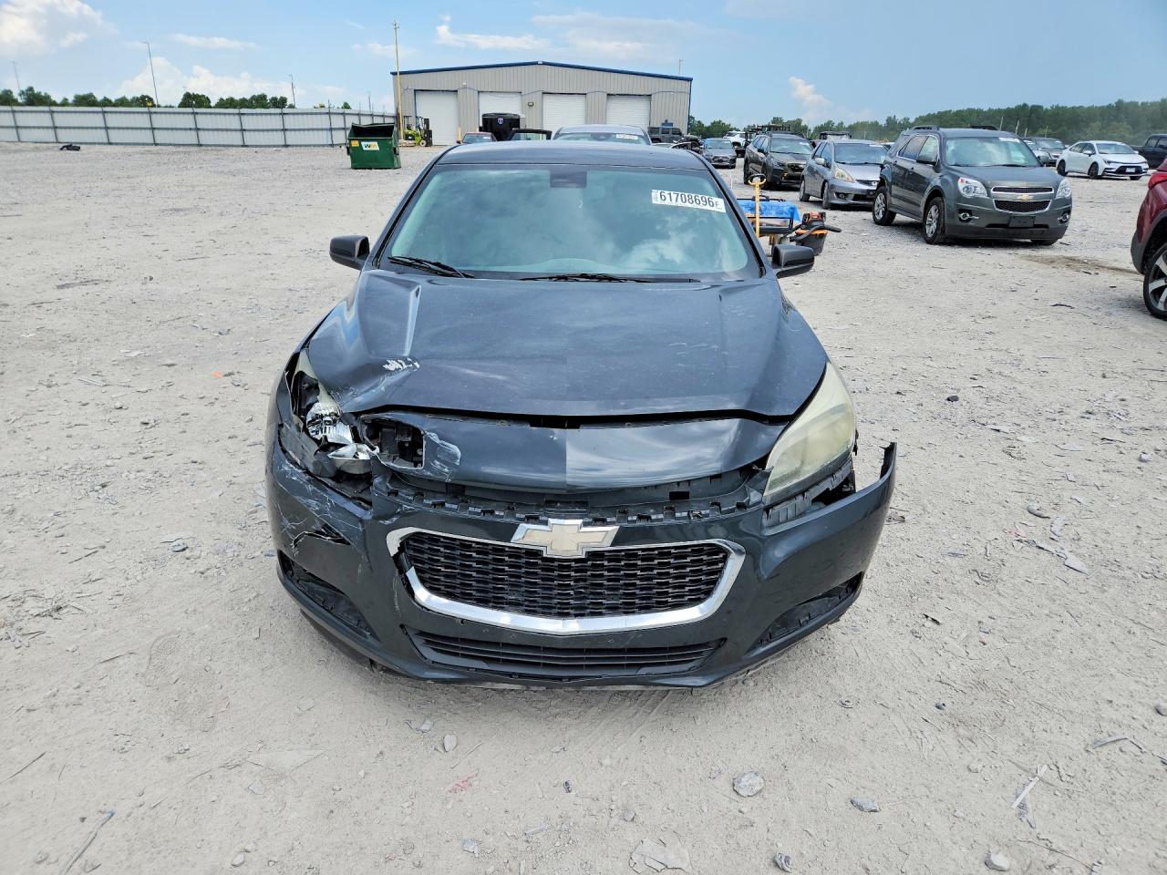 2015 Chevrolet Malibu Ls Gray vin: 1G11B5SL3FF203398