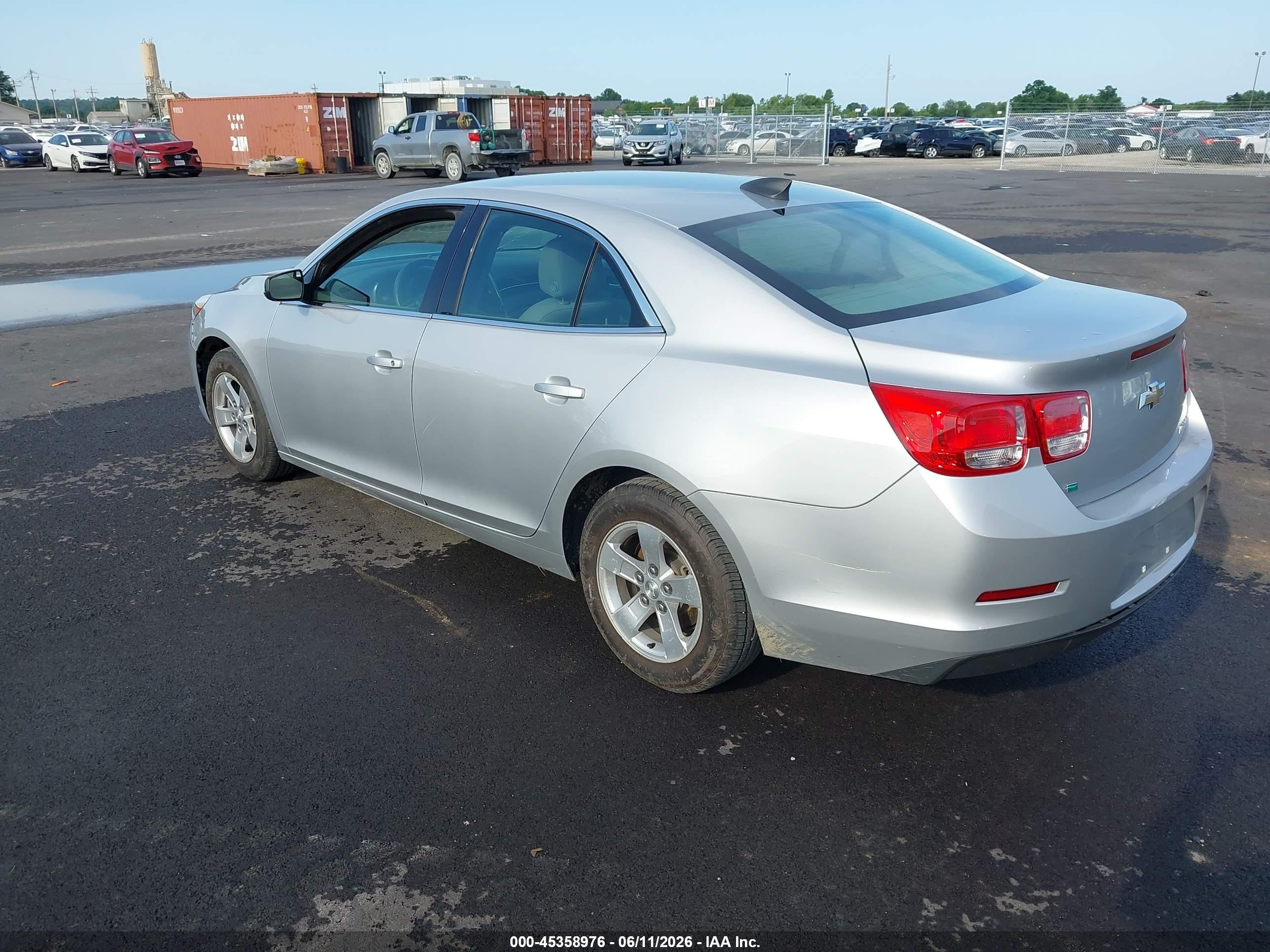 2015 Chevrolet Malibu Ls Silver vin: 1G11B5SL3FF273080
