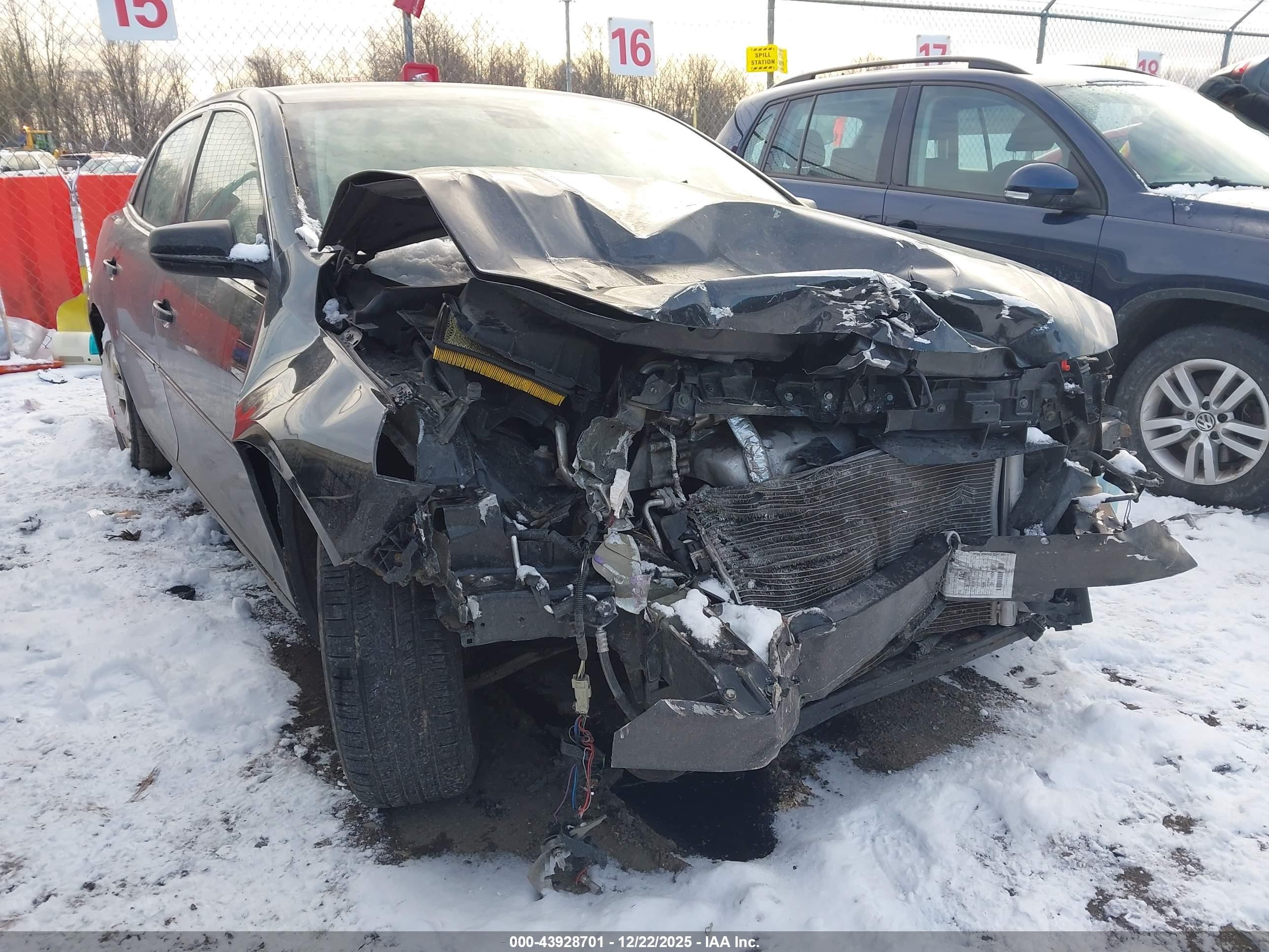 2015 Chevrolet Malibu Ls Black vin: 1G11B5SL3FF304635