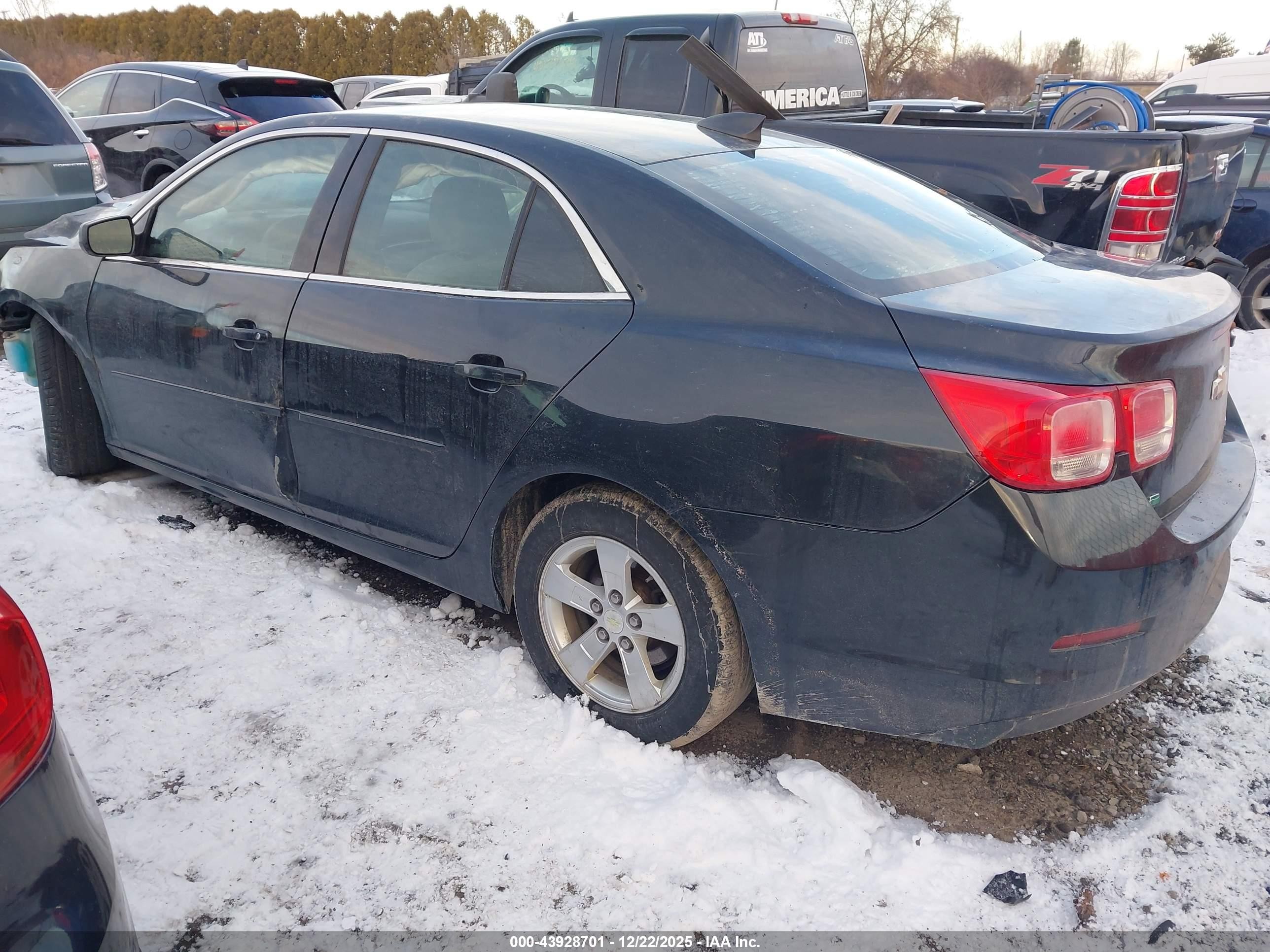 2015 Chevrolet Malibu Ls Black vin: 1G11B5SL3FF304635