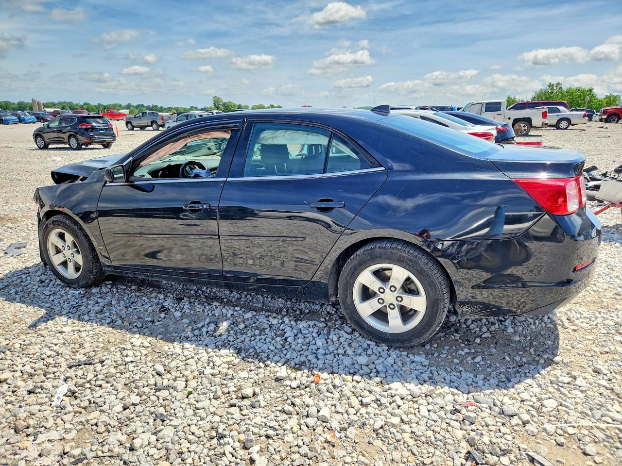 2014 Chevrolet Malibu Ls Black vin: 1G11B5SL4EF109478