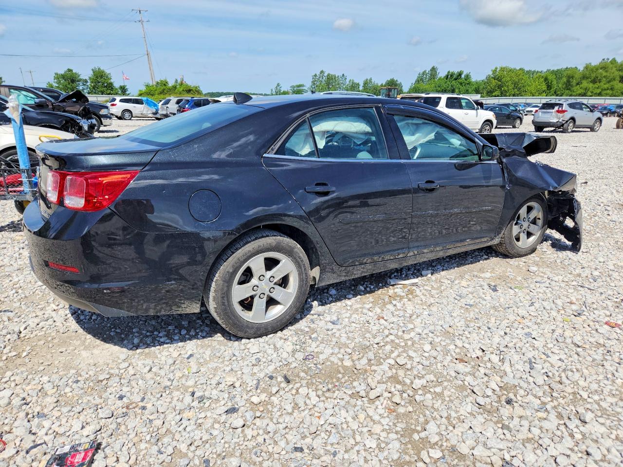 2014 Chevrolet Malibu Ls Black vin: 1G11B5SL4EF109478