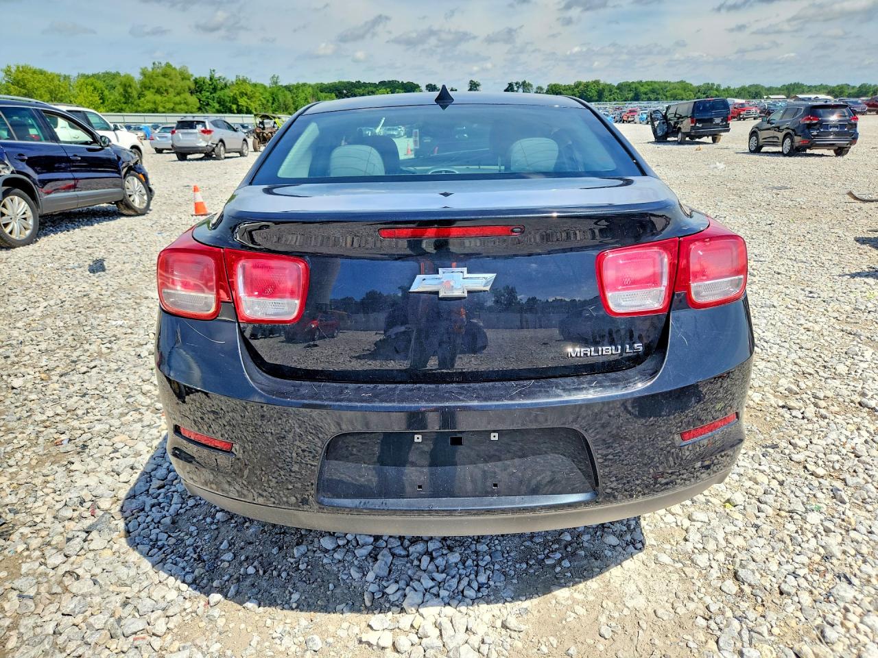2014 Chevrolet Malibu Ls Black vin: 1G11B5SL4EF109478