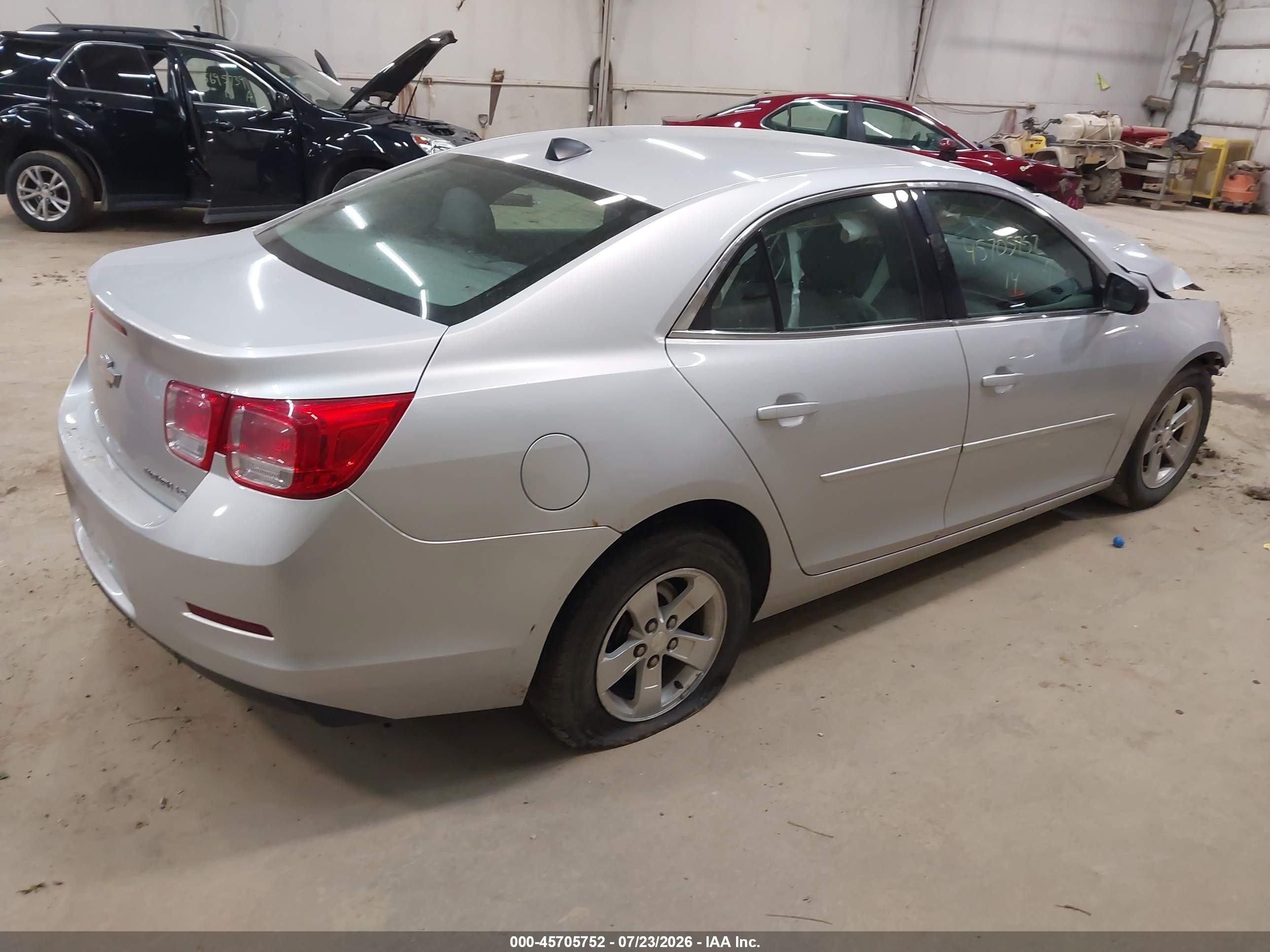 2014 Chevrolet Malibu 1ls Silver vin: 1G11B5SL4EF110694