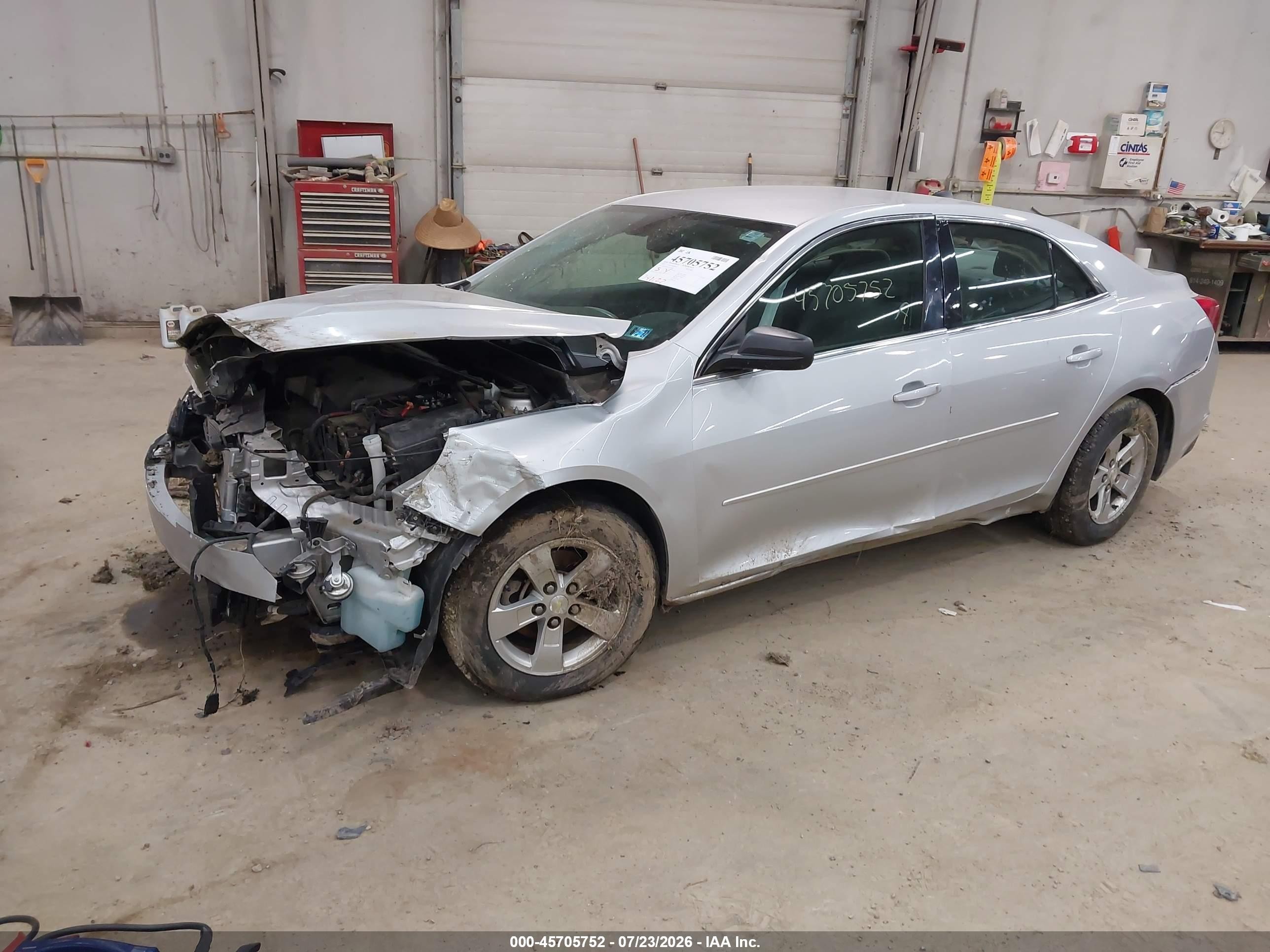 2014 Chevrolet Malibu 1ls Silver vin: 1G11B5SL4EF110694