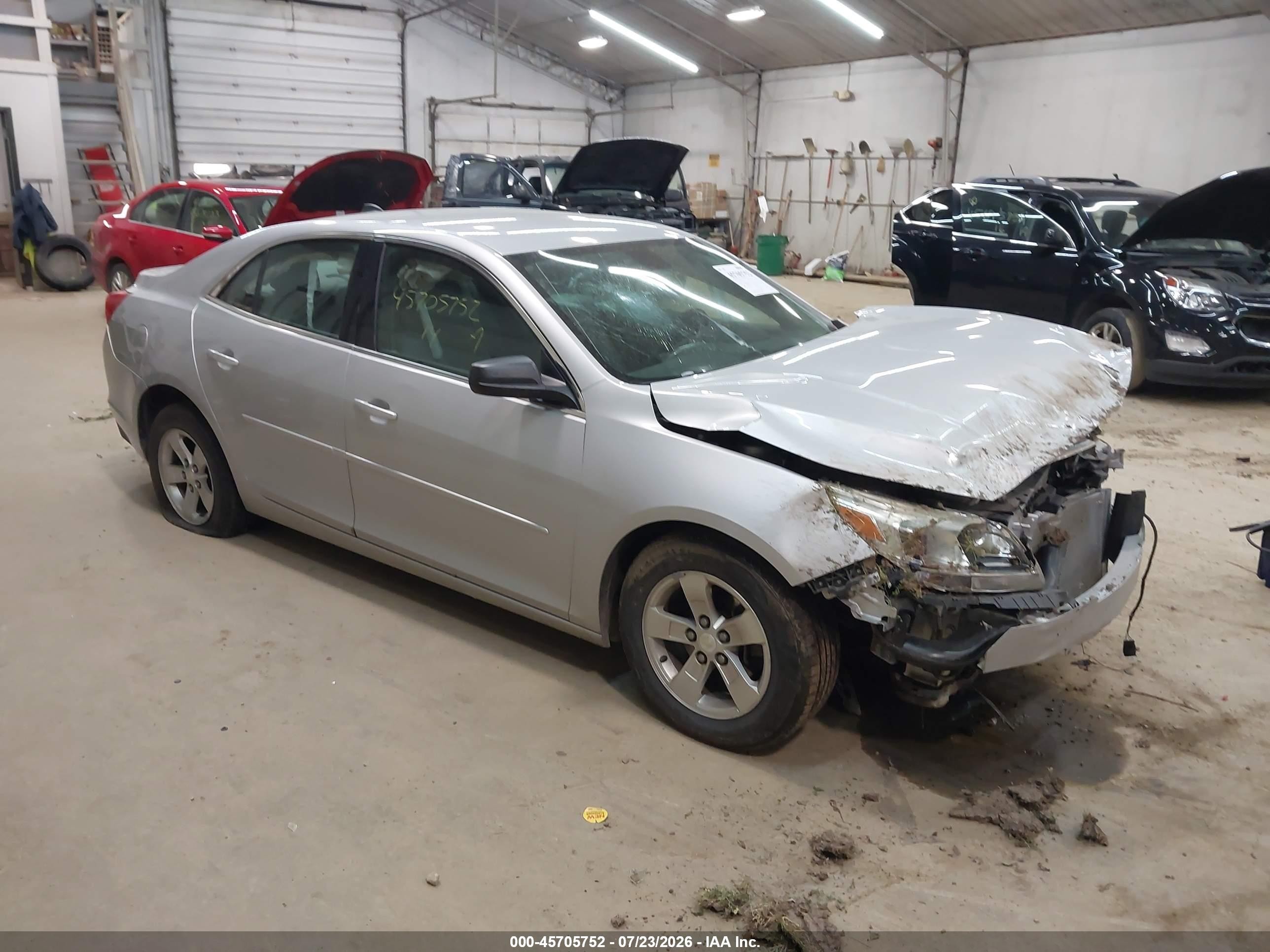 2014 Chevrolet Malibu 1ls Silver vin: 1G11B5SL4EF110694