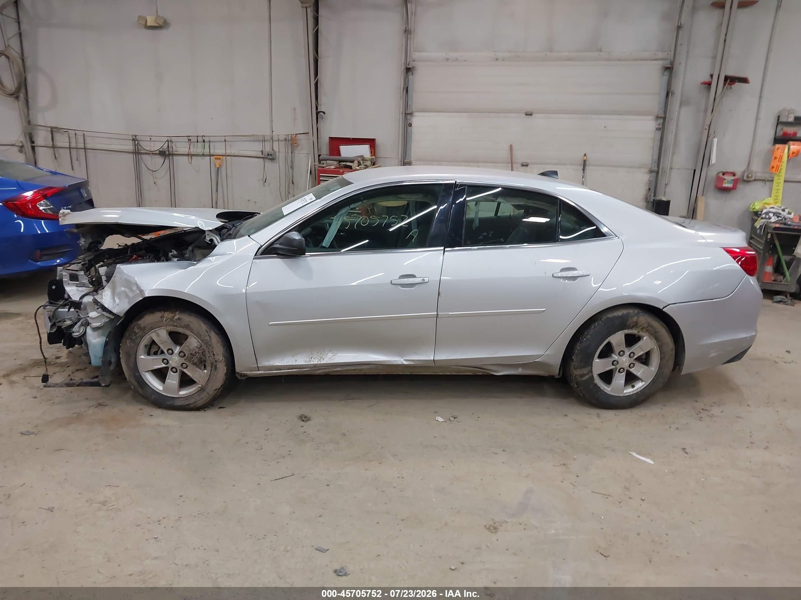2014 Chevrolet Malibu 1ls Silver vin: 1G11B5SL4EF110694
