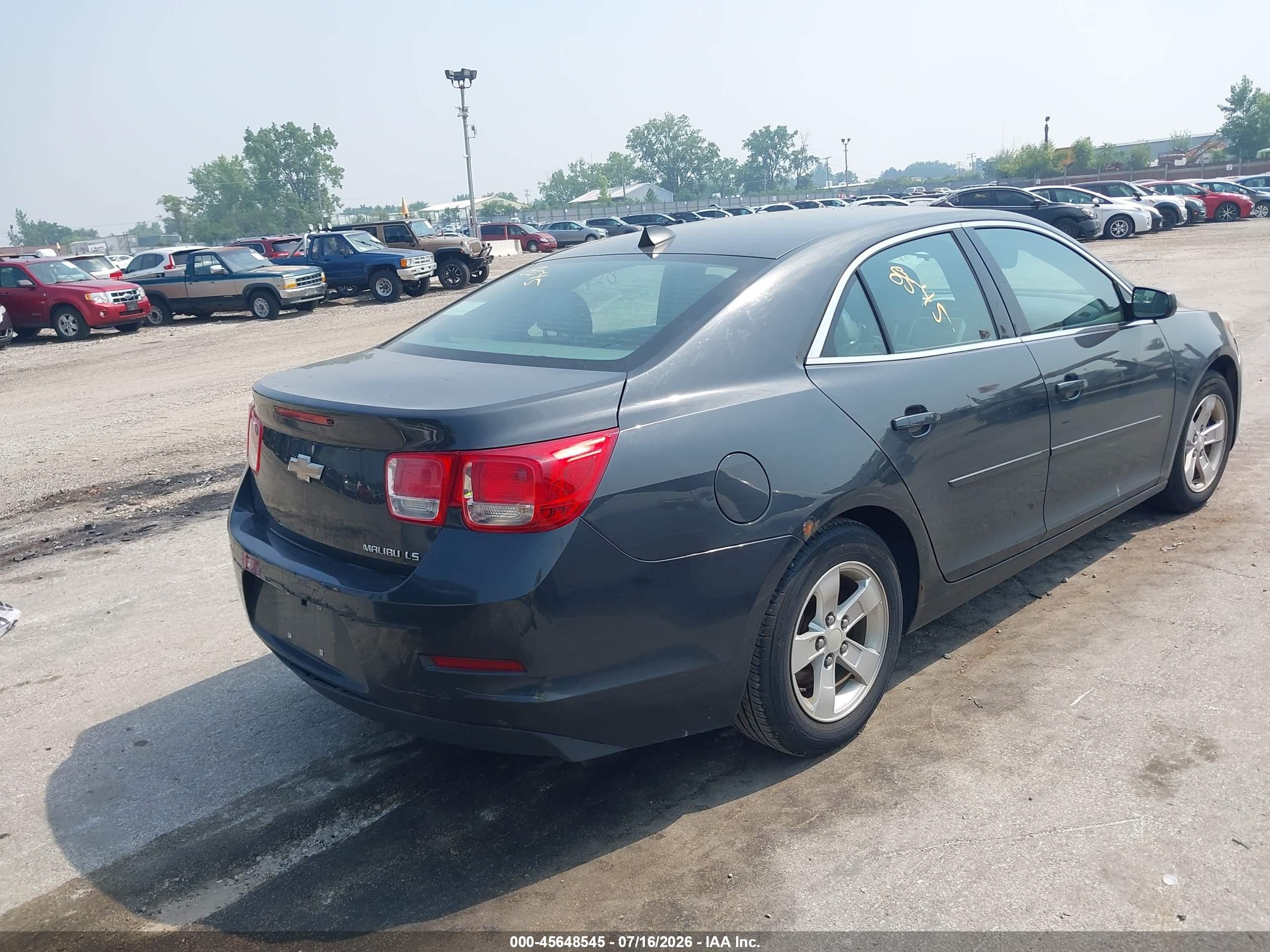 2014 Chevrolet Malibu 1ls Gray vin: 1G11B5SL4EF121453