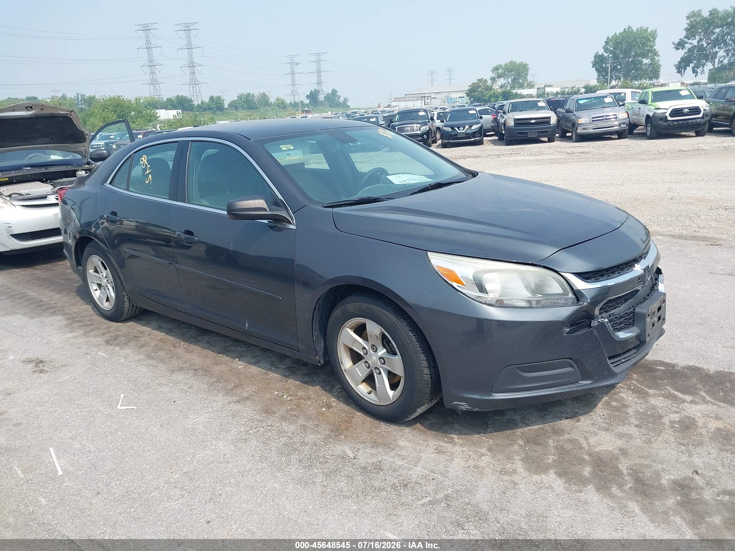 2014 Chevrolet Malibu 1ls Gray vin: 1G11B5SL4EF121453