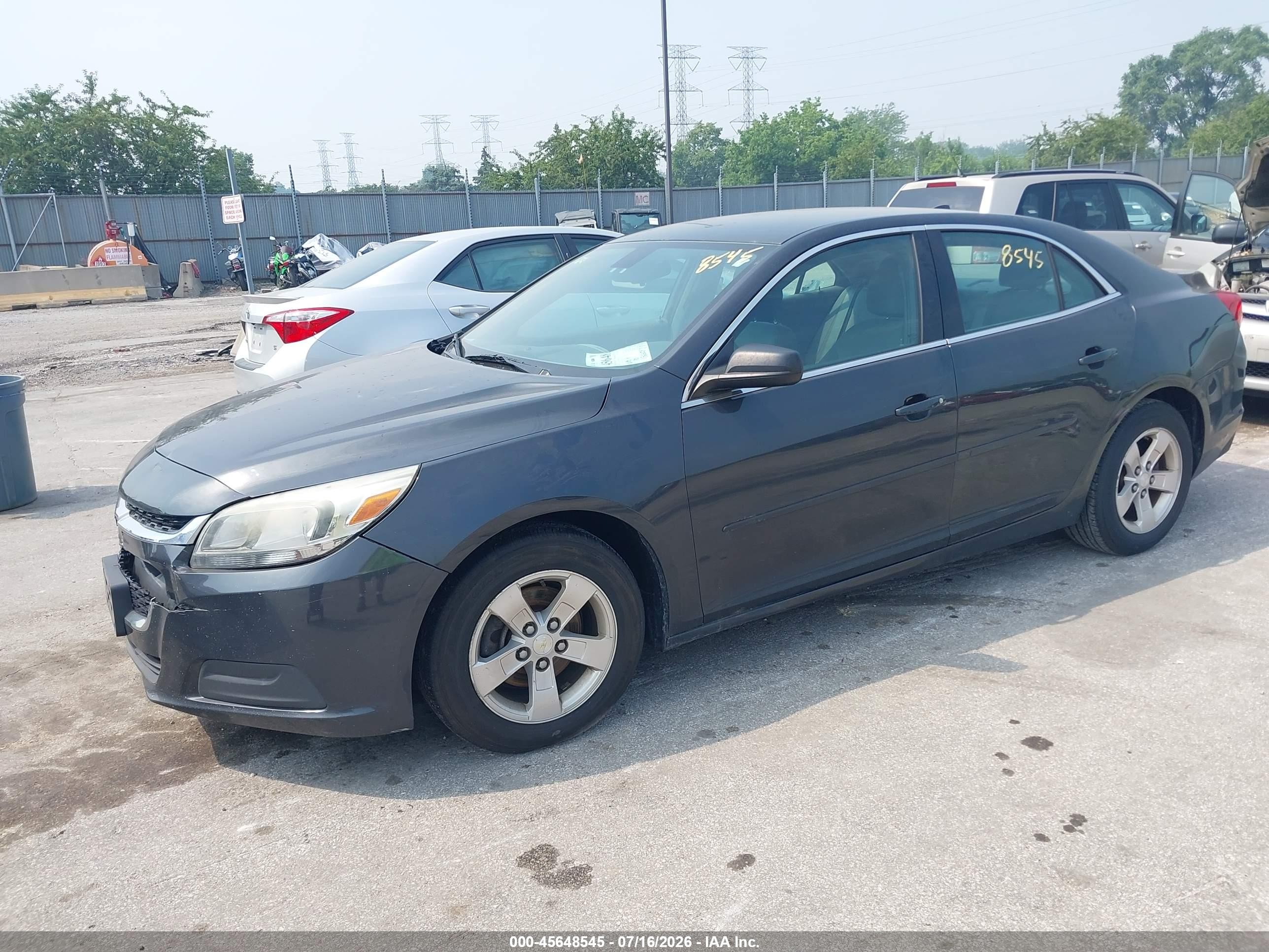 2014 Chevrolet Malibu 1ls Gray vin: 1G11B5SL4EF121453
