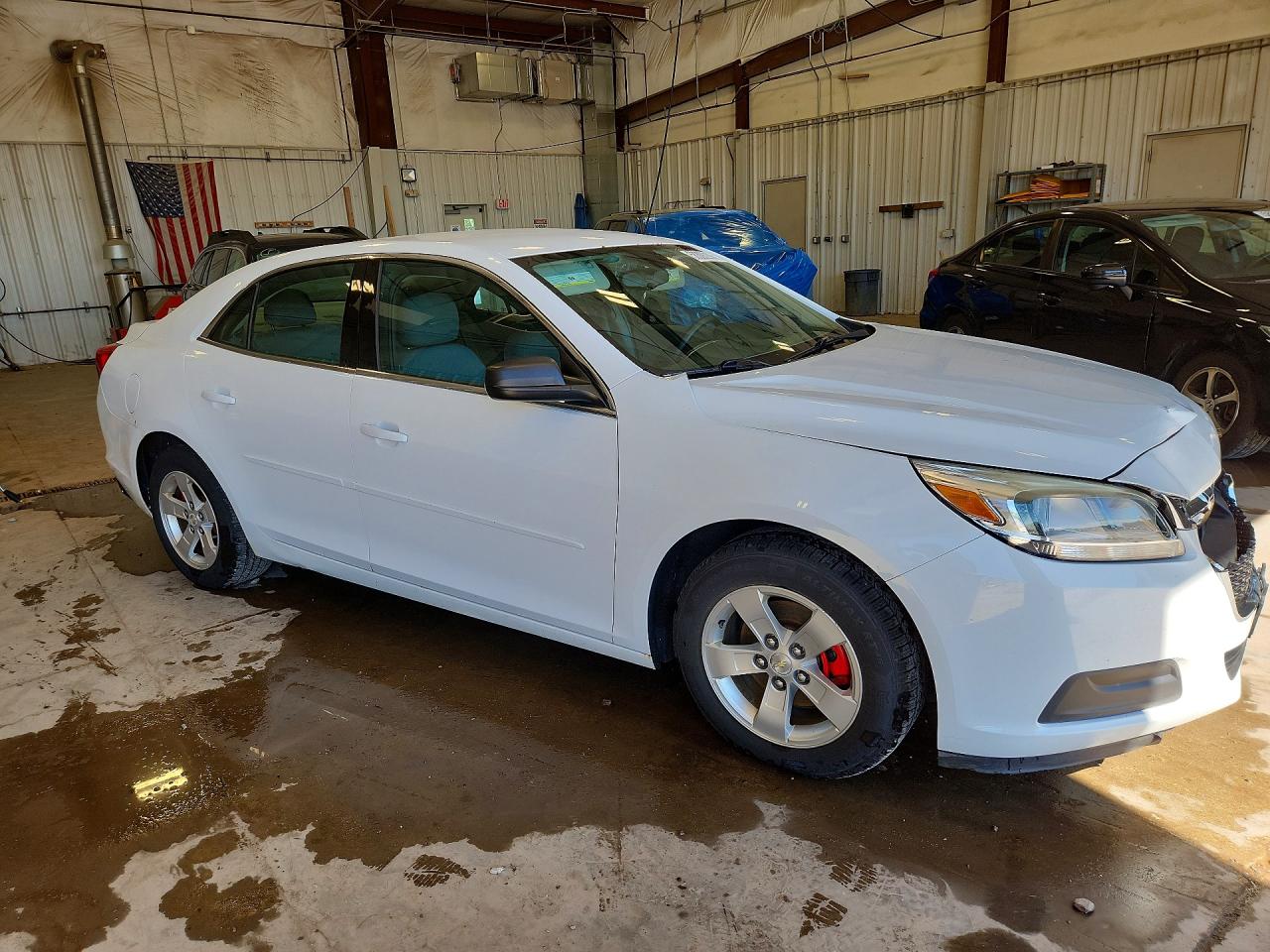2014 Chevrolet Malibu Ls White vin: 1G11B5SL4EF130430