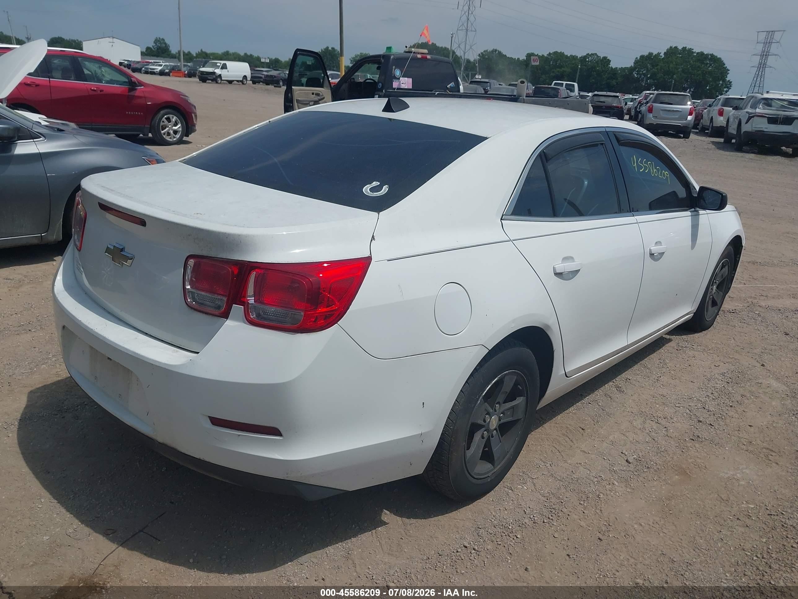 2014 Chevrolet Malibu 1ls White vin: 1G11B5SL4EF166747
