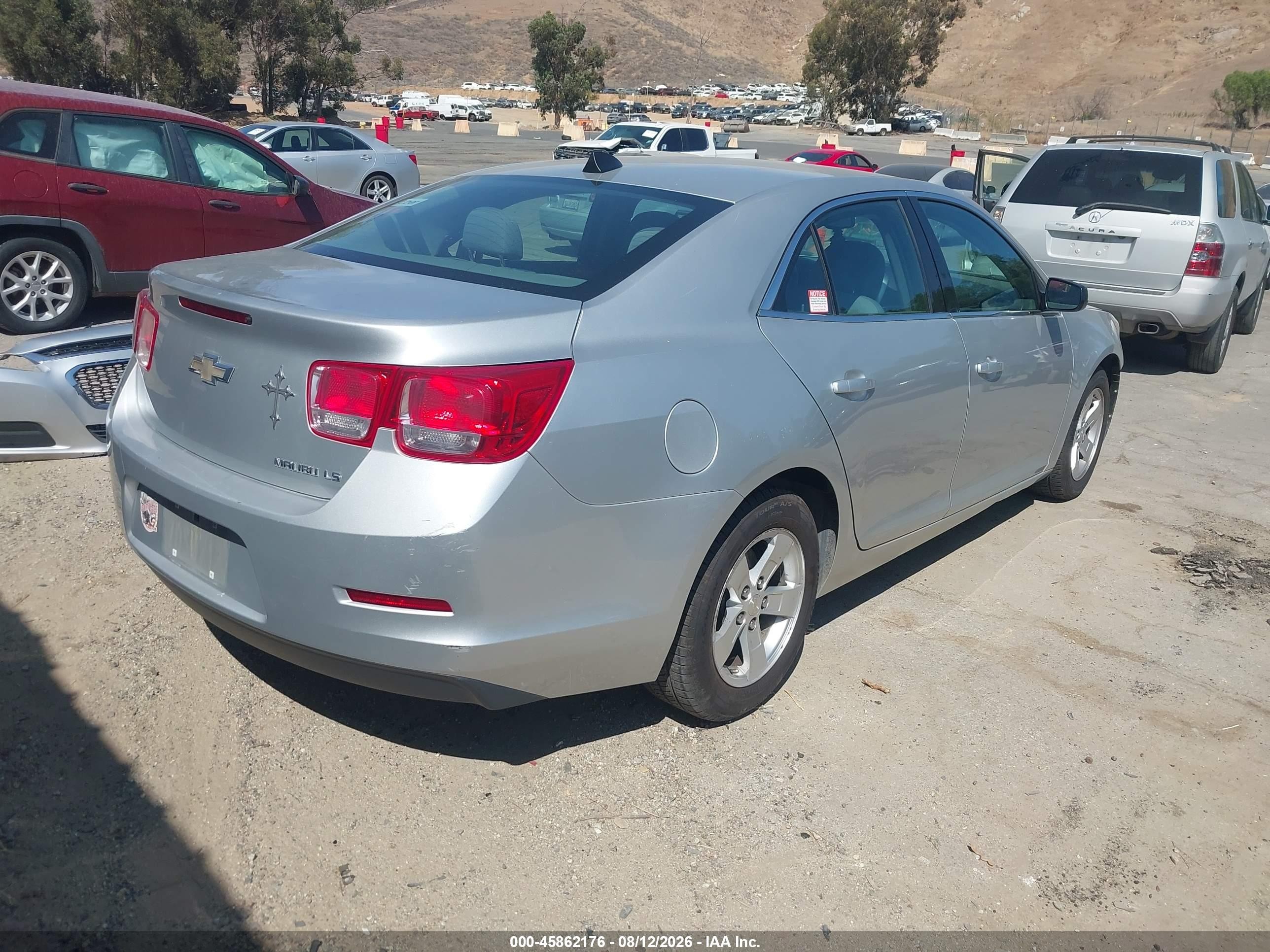 2014 Chevrolet Malibu 1ls Silver vin: 1G11B5SL4EF180373
