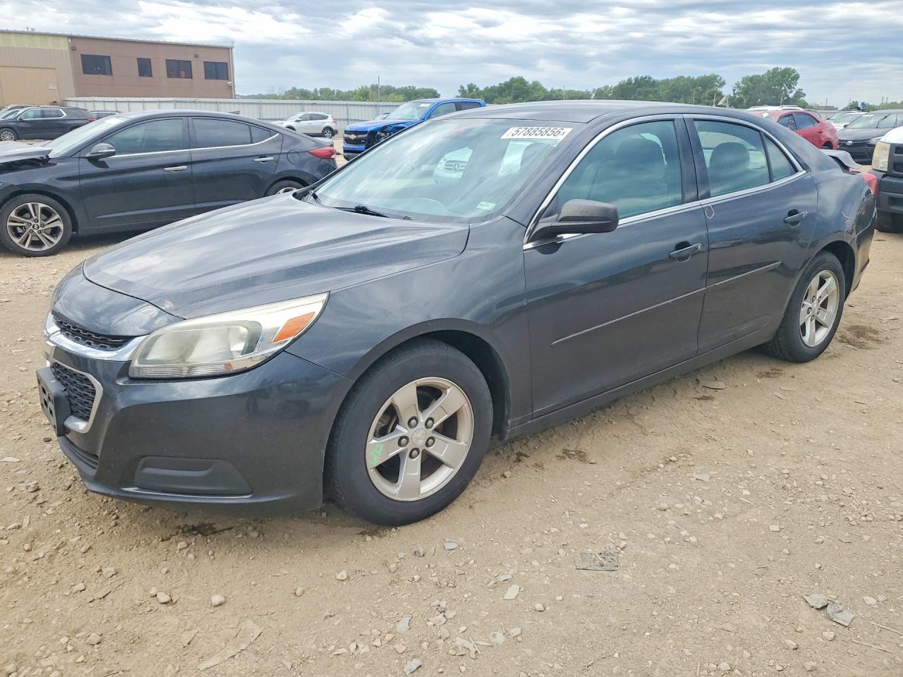 2014 Chevrolet Malibu Ls Gray vin: 1G11B5SL4EF212500