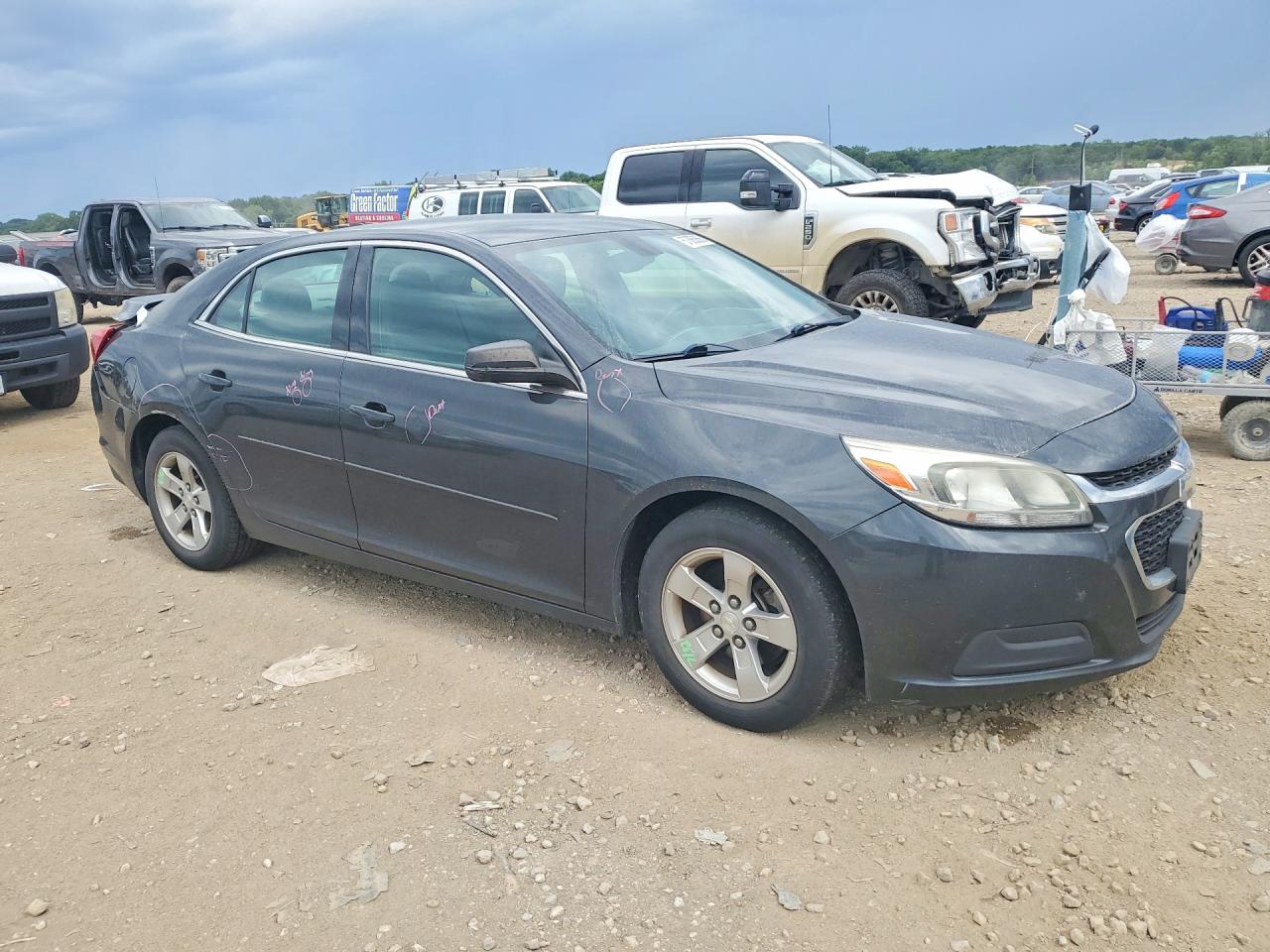 2014 Chevrolet Malibu Ls Gray vin: 1G11B5SL4EF212500