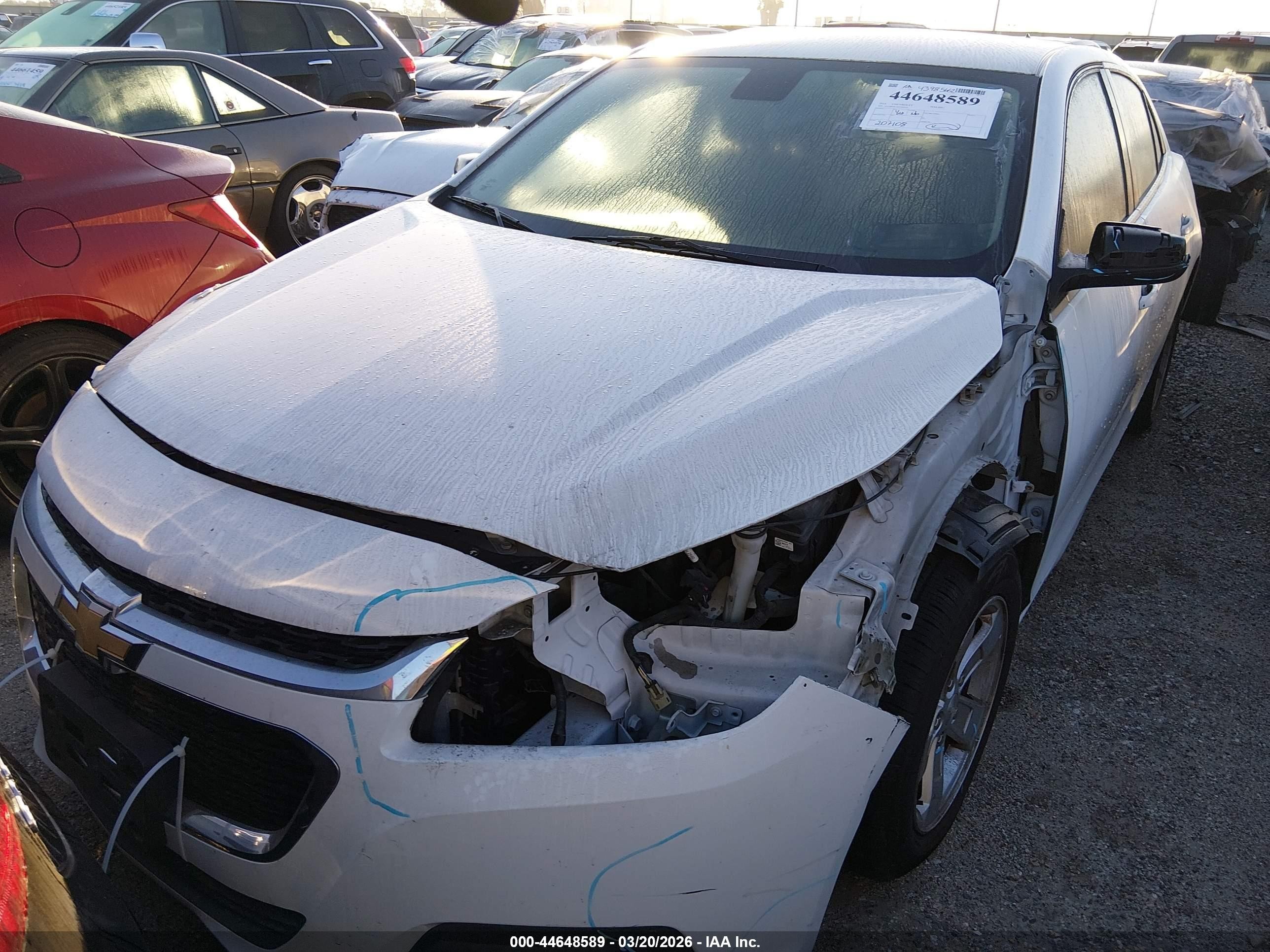 2014 Chevrolet Malibu 1ls White vin: 1G11B5SL4EF243522