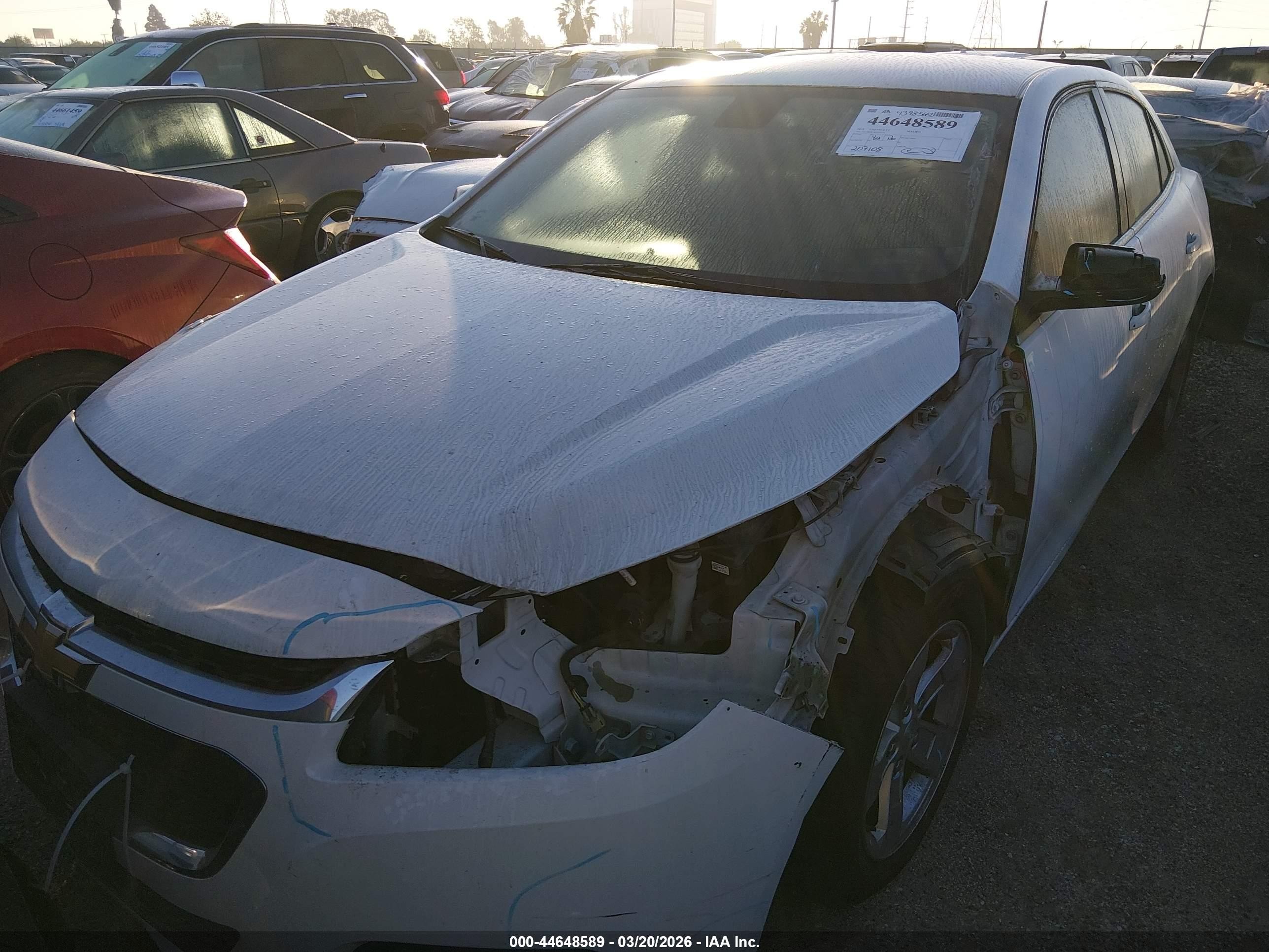 2014 Chevrolet Malibu 1ls White vin: 1G11B5SL4EF243522