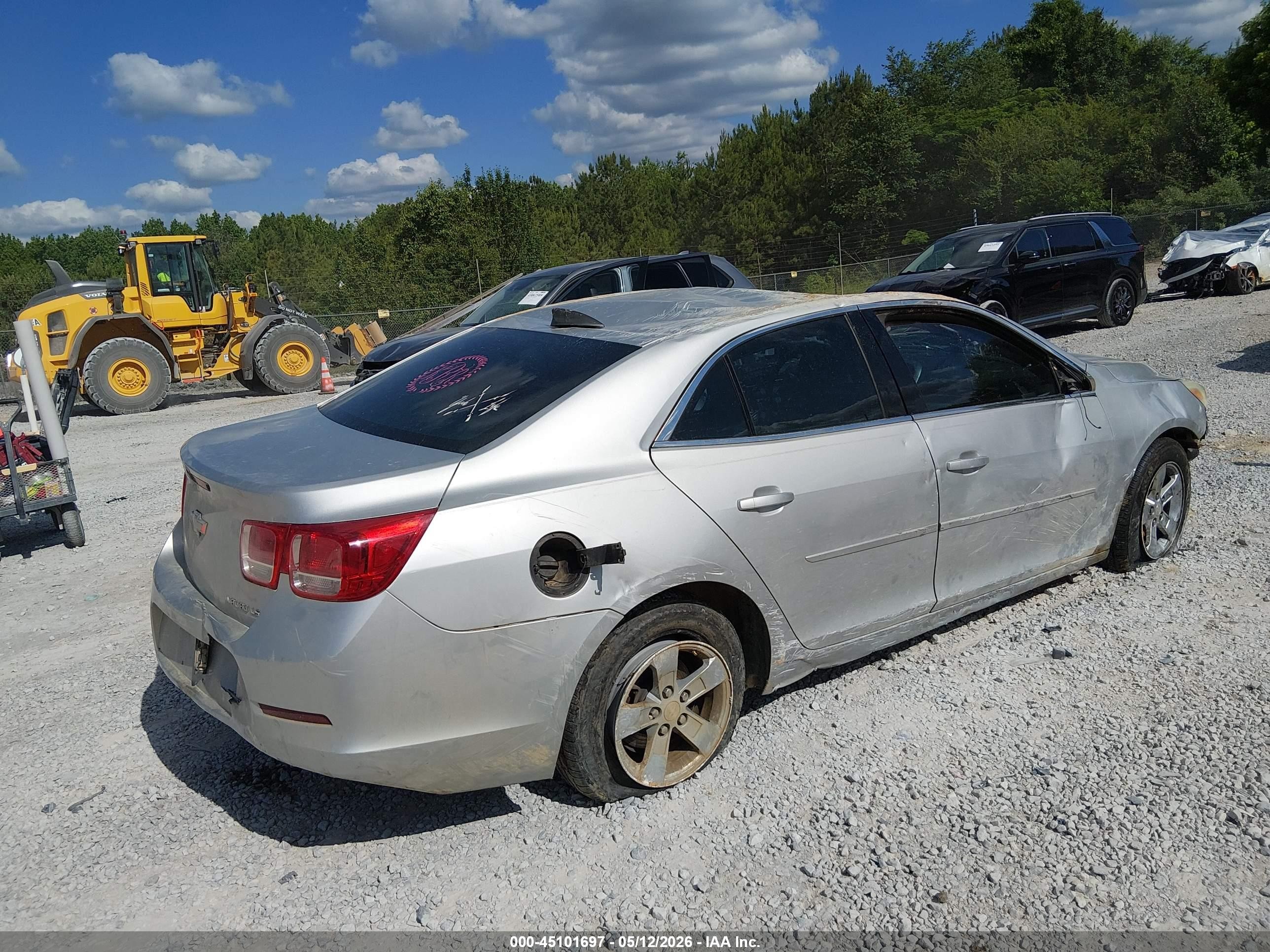 2015 Chevrolet Malibu Ls Silver vin: 1G11B5SL4FF101561